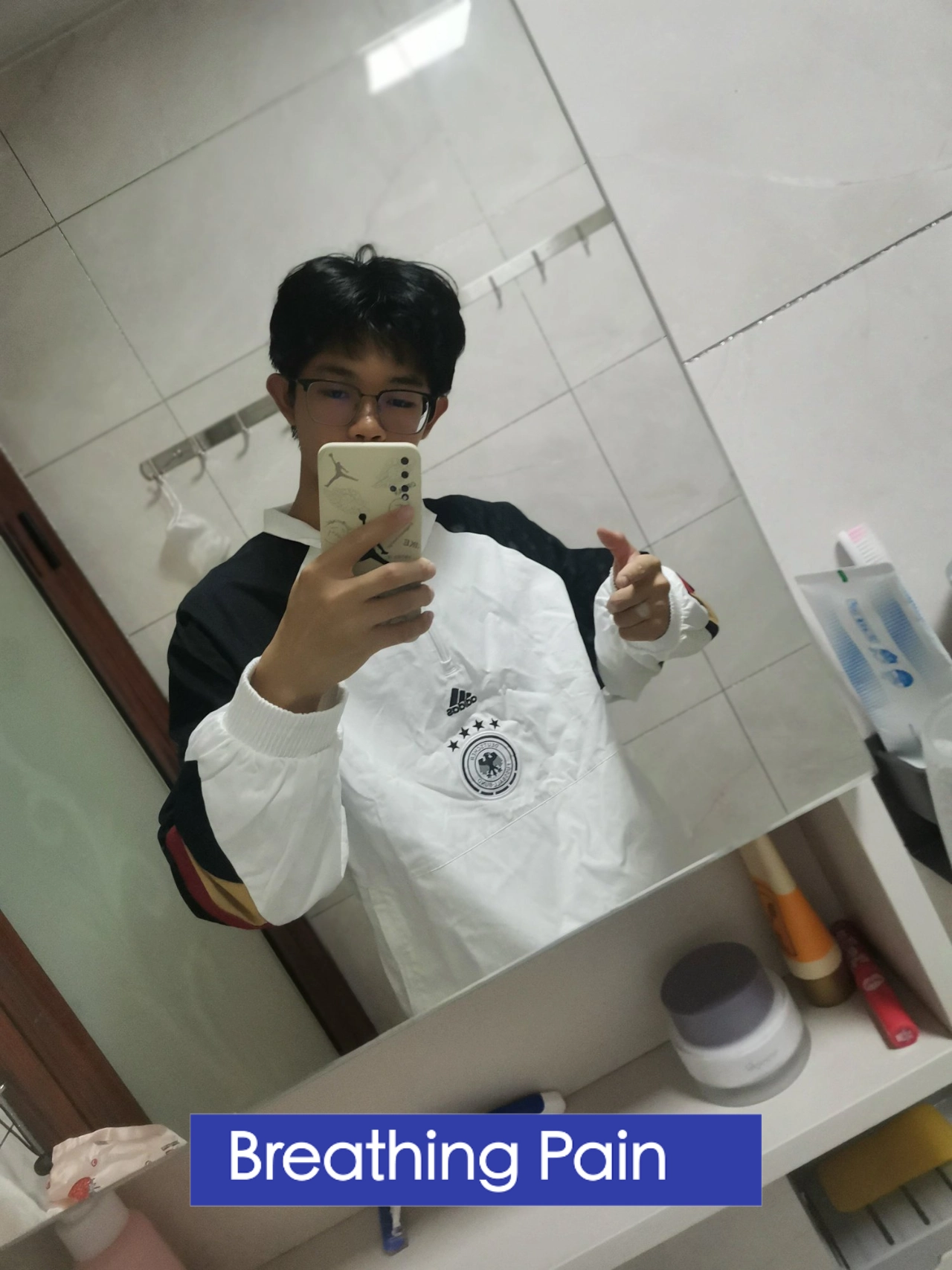 custom review-Adidas Germany Куртка Мужская Белая