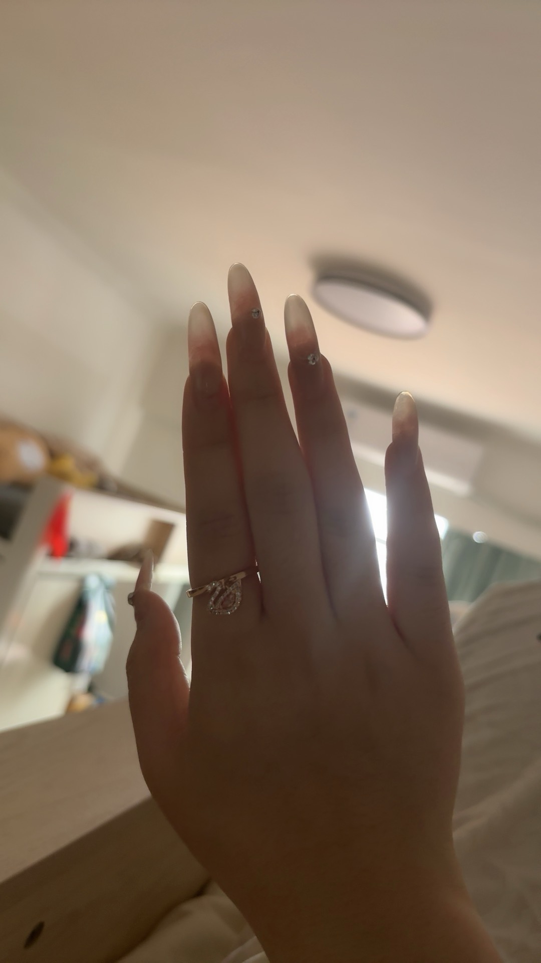 custom review-Swarovski Кольца из искусственного хрусталя Женские с покрытием из розового золота