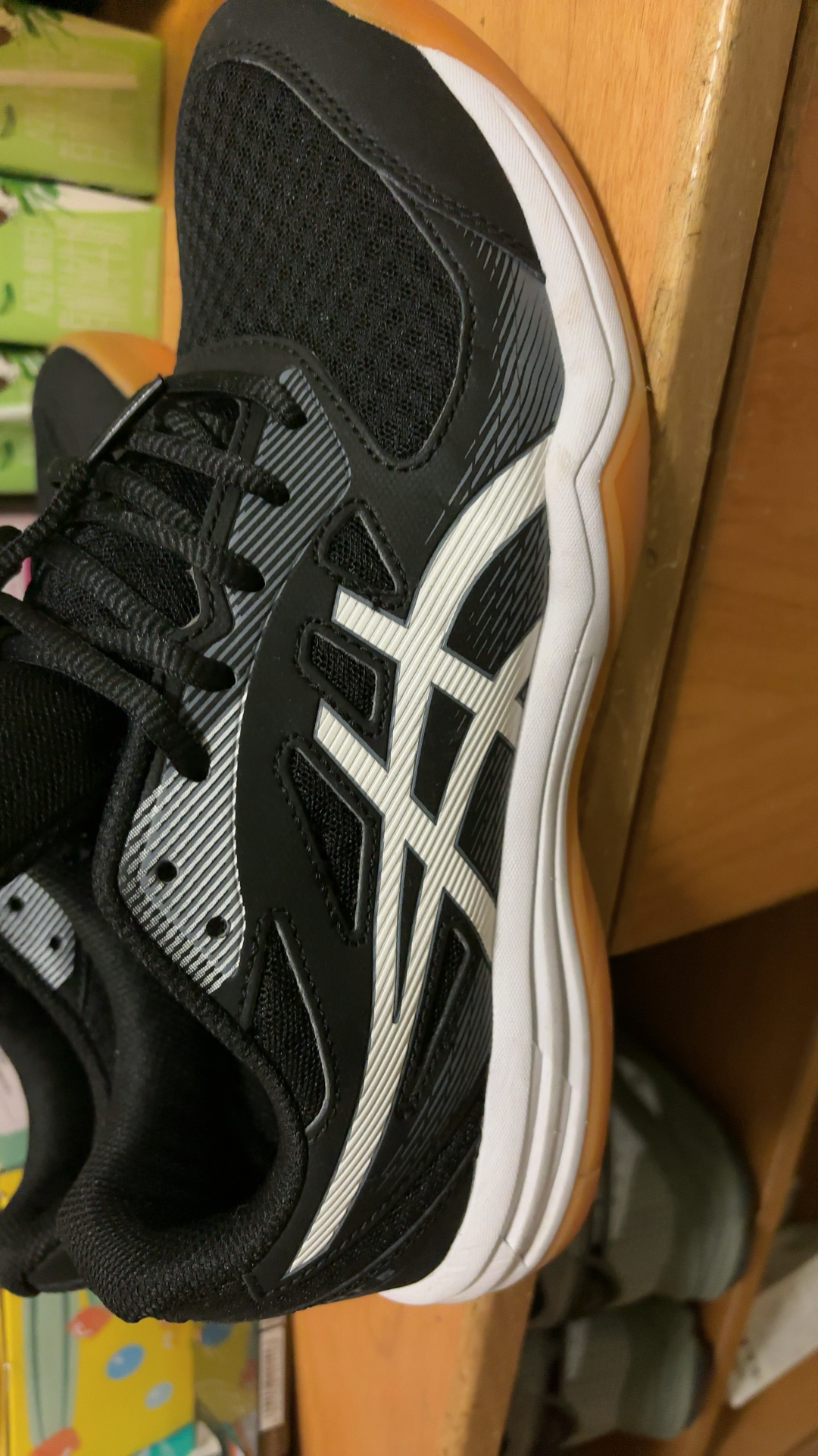 custom review-Asics Гель UPCOURT 5 Устойчивые к истиранию Низкие Кроссовки для тренировок Мужские Черно-белые