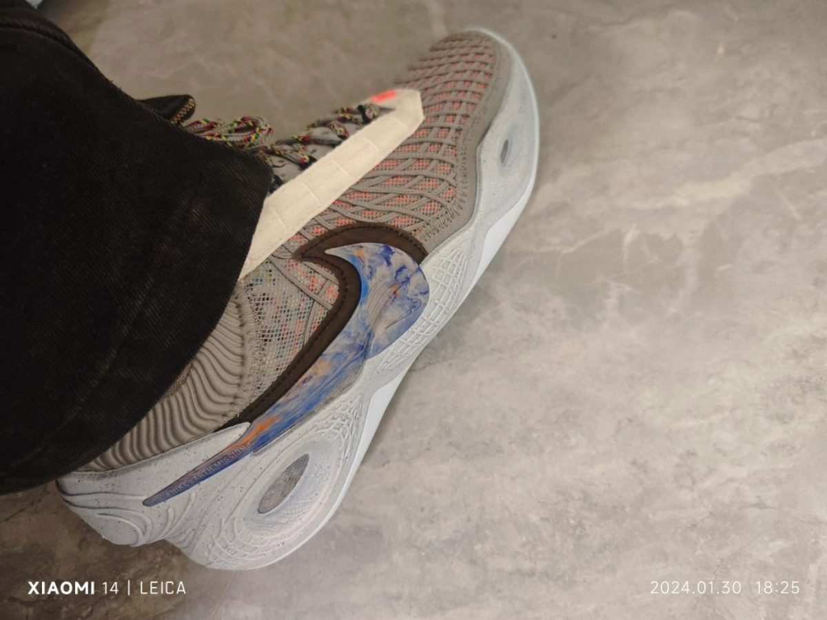 custom review-Nike Cosmic Unity 1 'Space Hippie' Низкие Баскетбольные Кроссовки для Игры Мужские Серый Синий Азиатская Версия