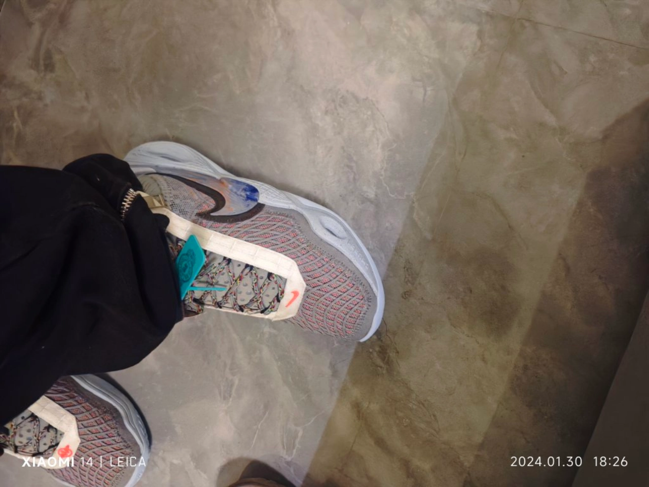 custom review-Nike Cosmic Unity 1 'Space Hippie' Низкие Баскетбольные Кроссовки для Игры Мужские Серый Синий Азиатская Версия