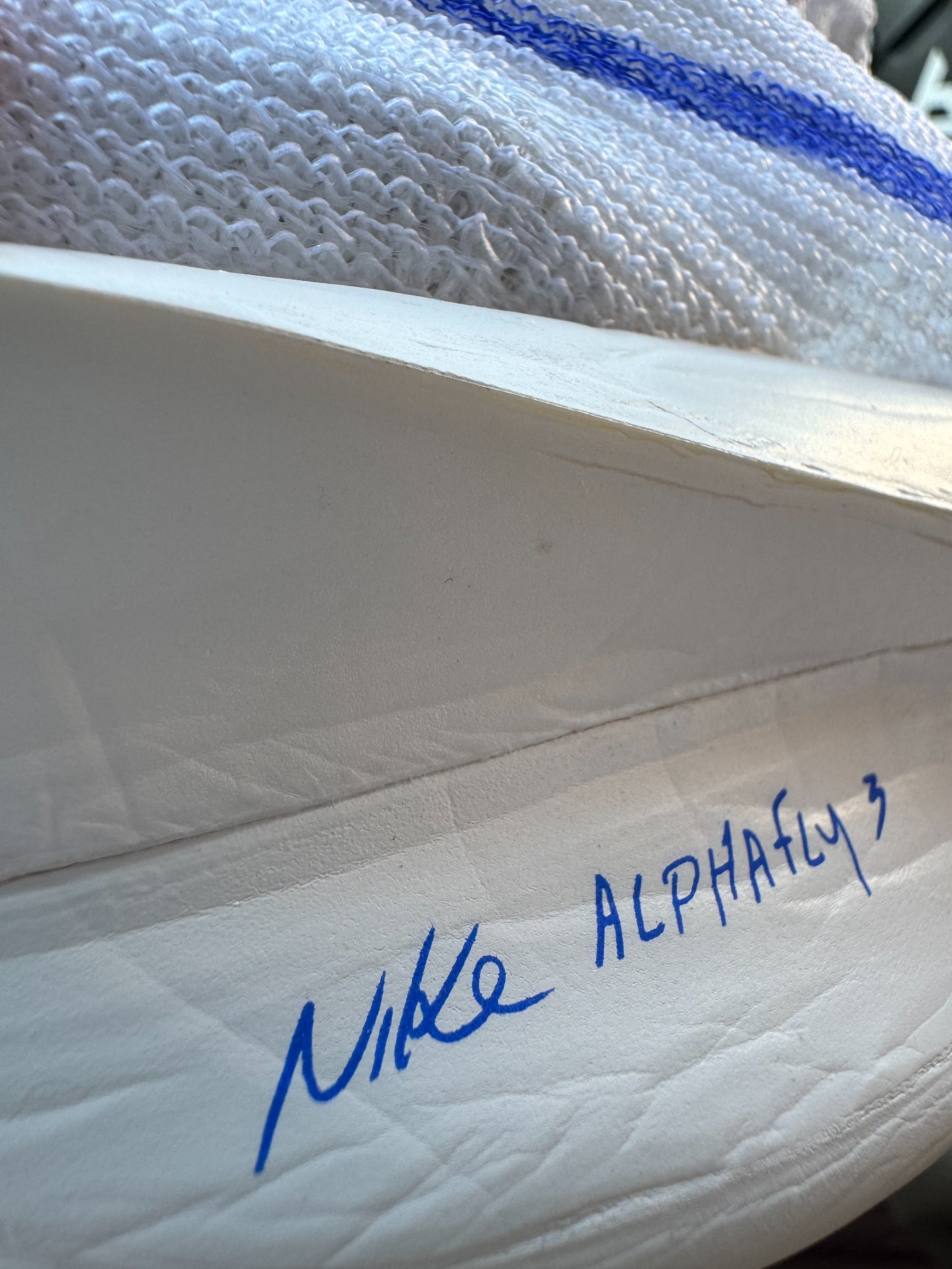 custom review-Nike Air Zoom Alphafly Next% 3 Low Топ Повседневные Беговые Кроссовки Мужские Белые Синие и Оранжевые