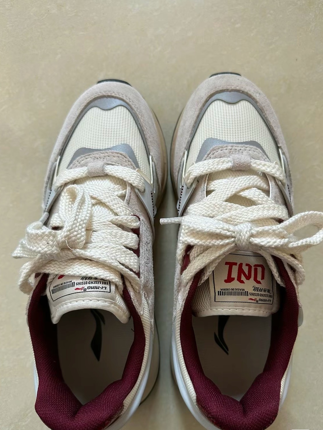 custom review-LINING 001 Innocence V2 Casual Low Top Gray Men's