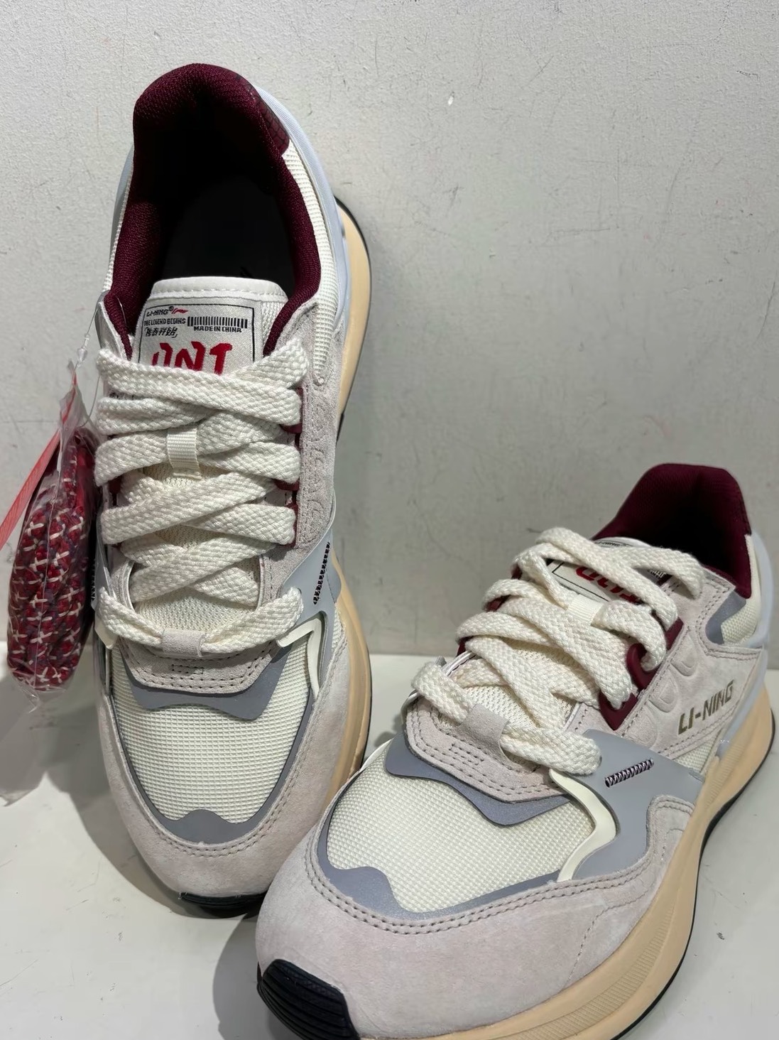 custom review-LINING 001 Innocence V2 Casual Low Top Gray Men's