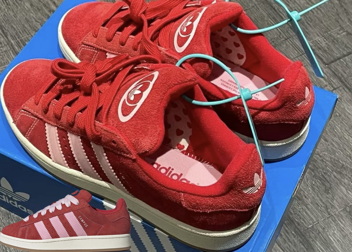 custom review-Adidas Originals Campus 00s Better Scarlet Clear Pink