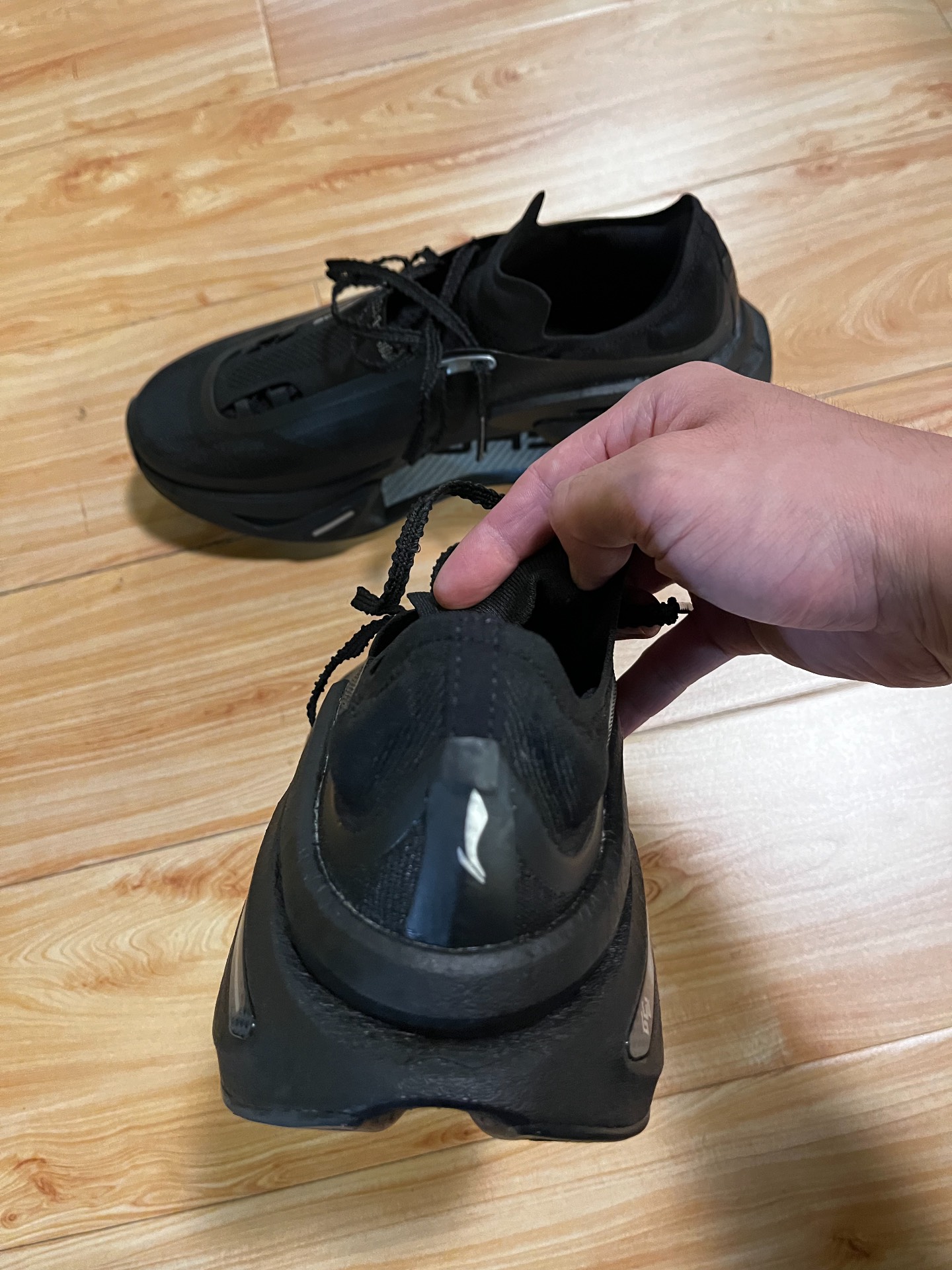 custom review-Лайнер Shadow 3,0 Low Top Технология LINING BOOM Гоночные Беговые Кроссовки Унисекс Черный