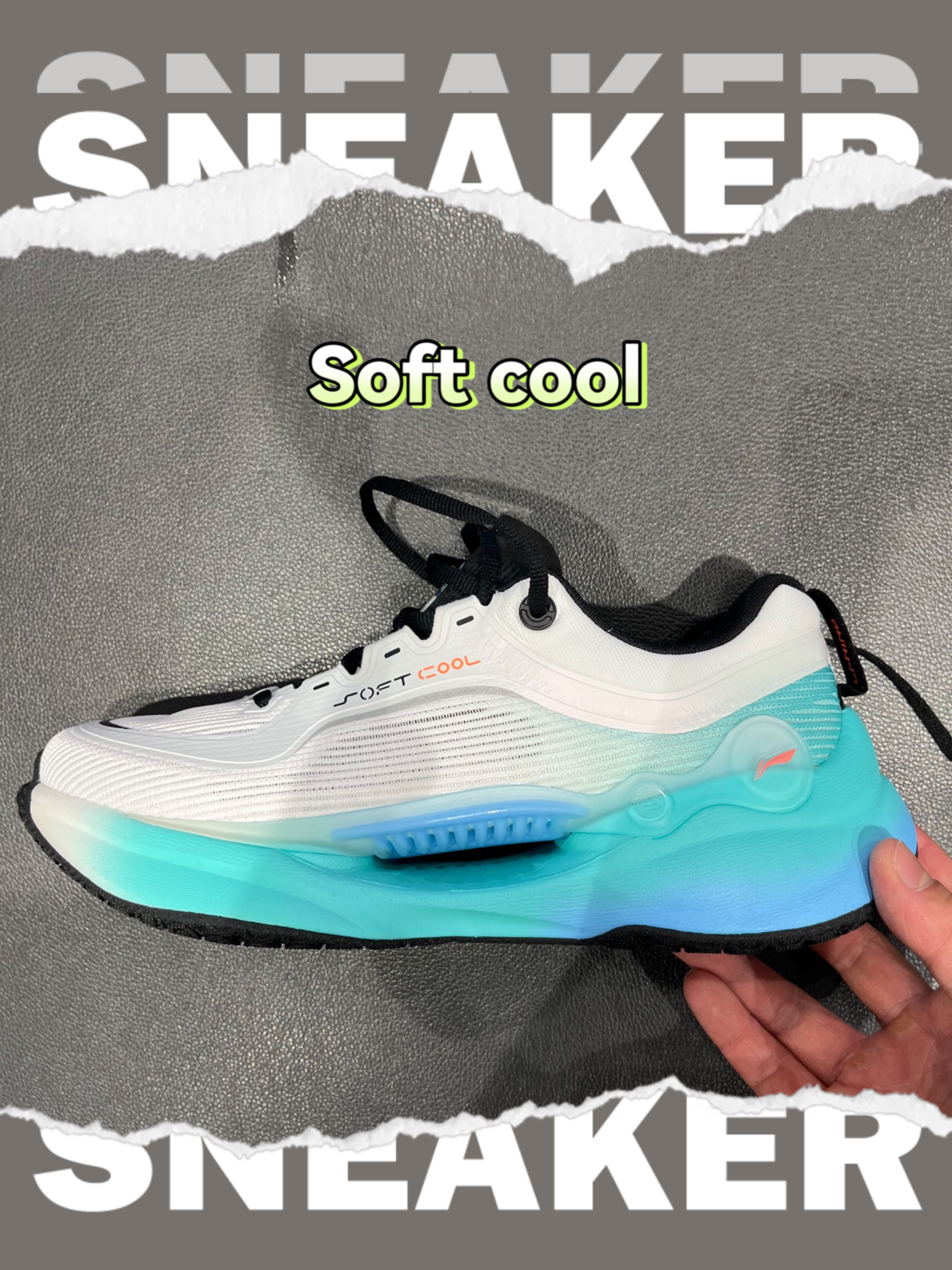 soft cool李宁休闲跑鞋