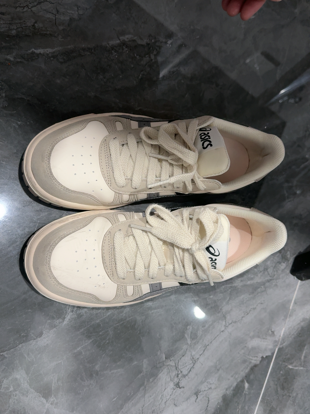 custom review-ASICS Court MZ Low Топ Скейтборд Кроссовки Унисекс Белый Серый