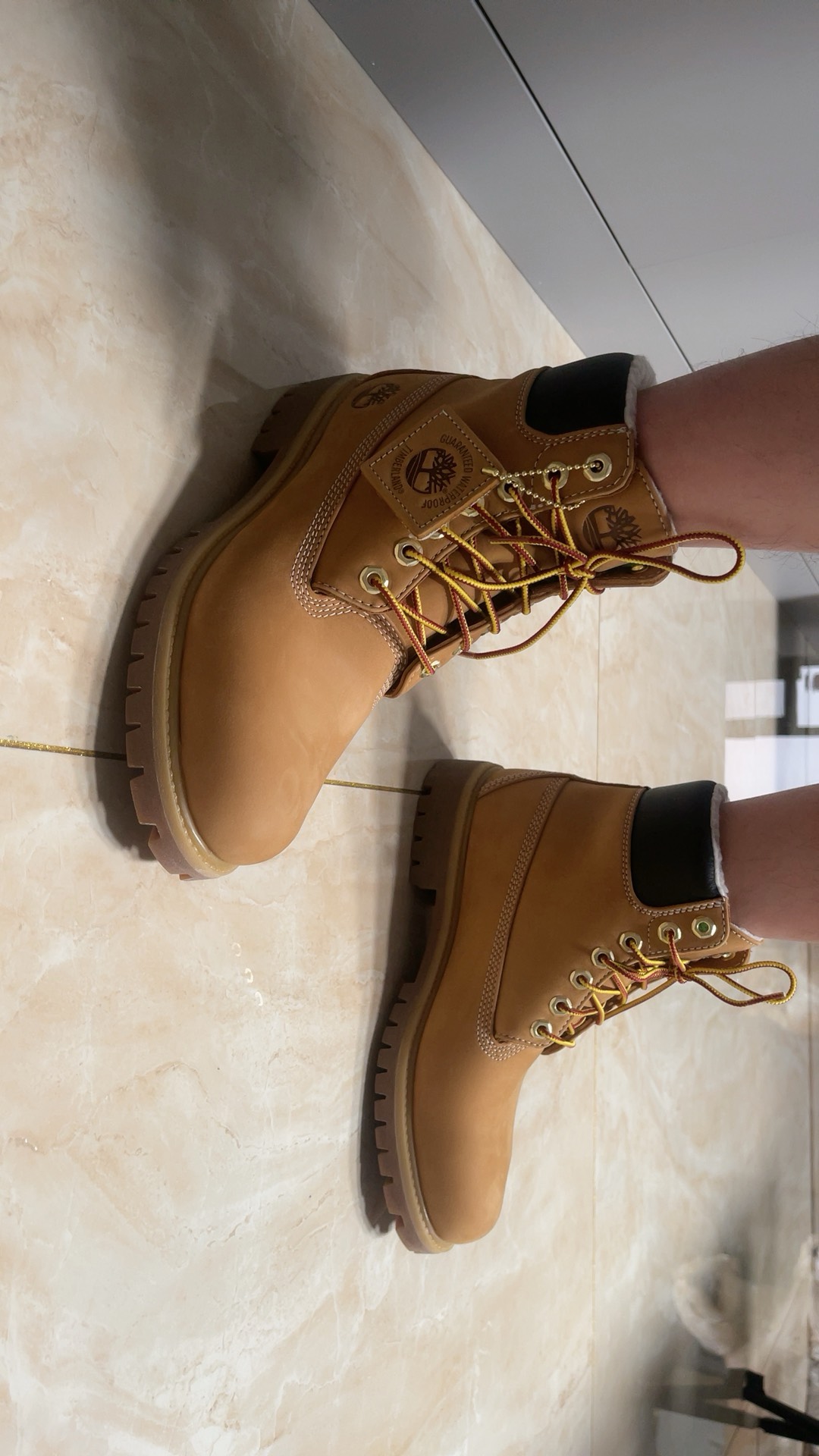 custom review-Timberland PREMIUM Термические Устойчивые к истиранию Носки Crew Outdoor Мужские Earth Желтые