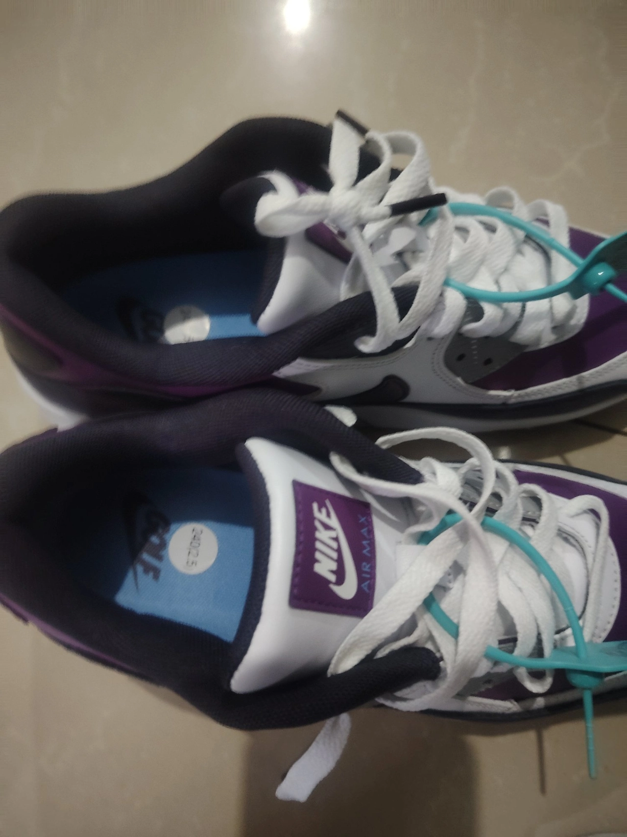 custom review-Nike Air Max 90 г NRG Classic Vintage Low Топ Кэжуал Унисекс Фиолетовый Серый Черный