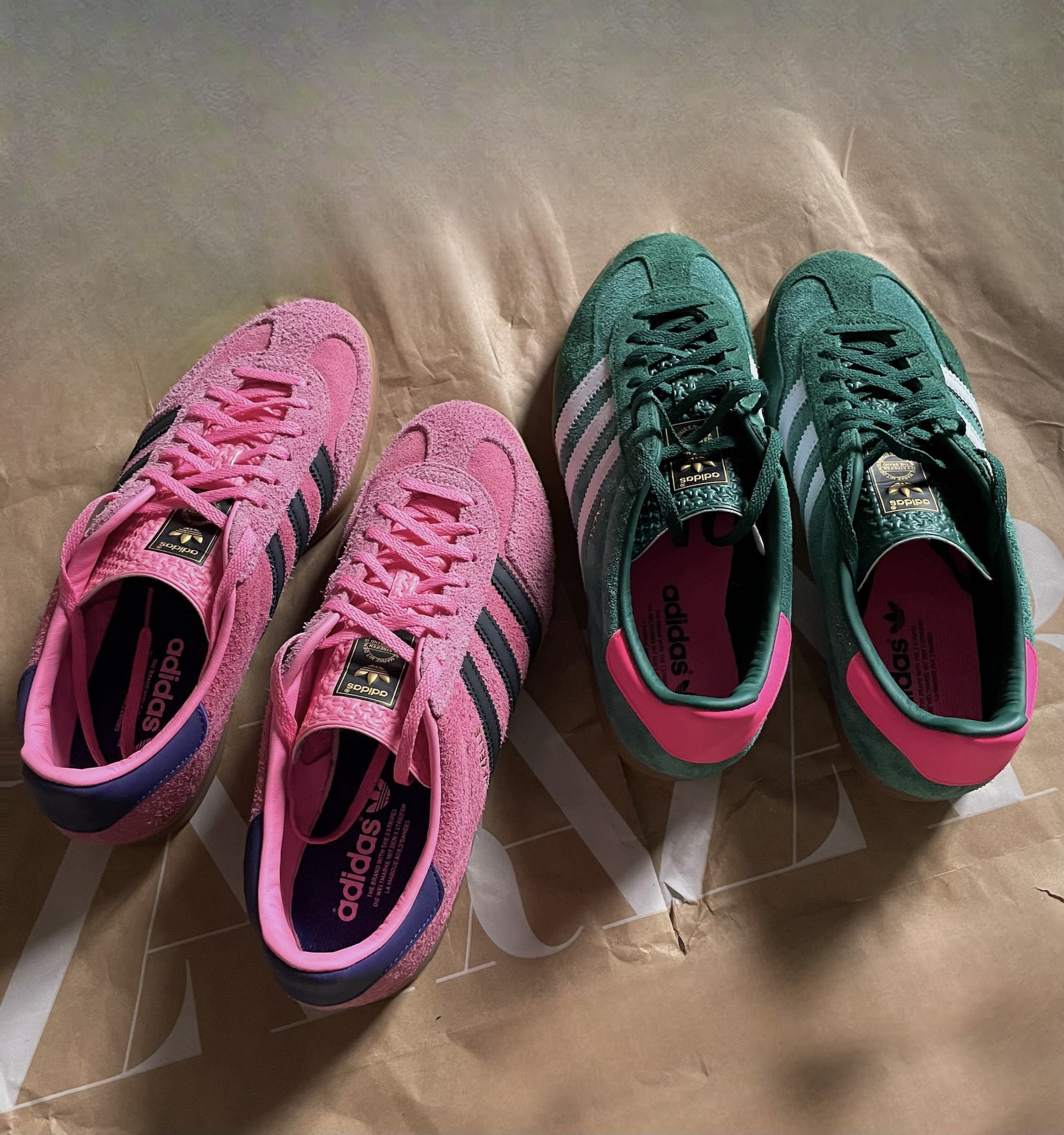 custom review-Adidas Originals Gazelle Indoor Collegiate Green Lucid Pink Women's
