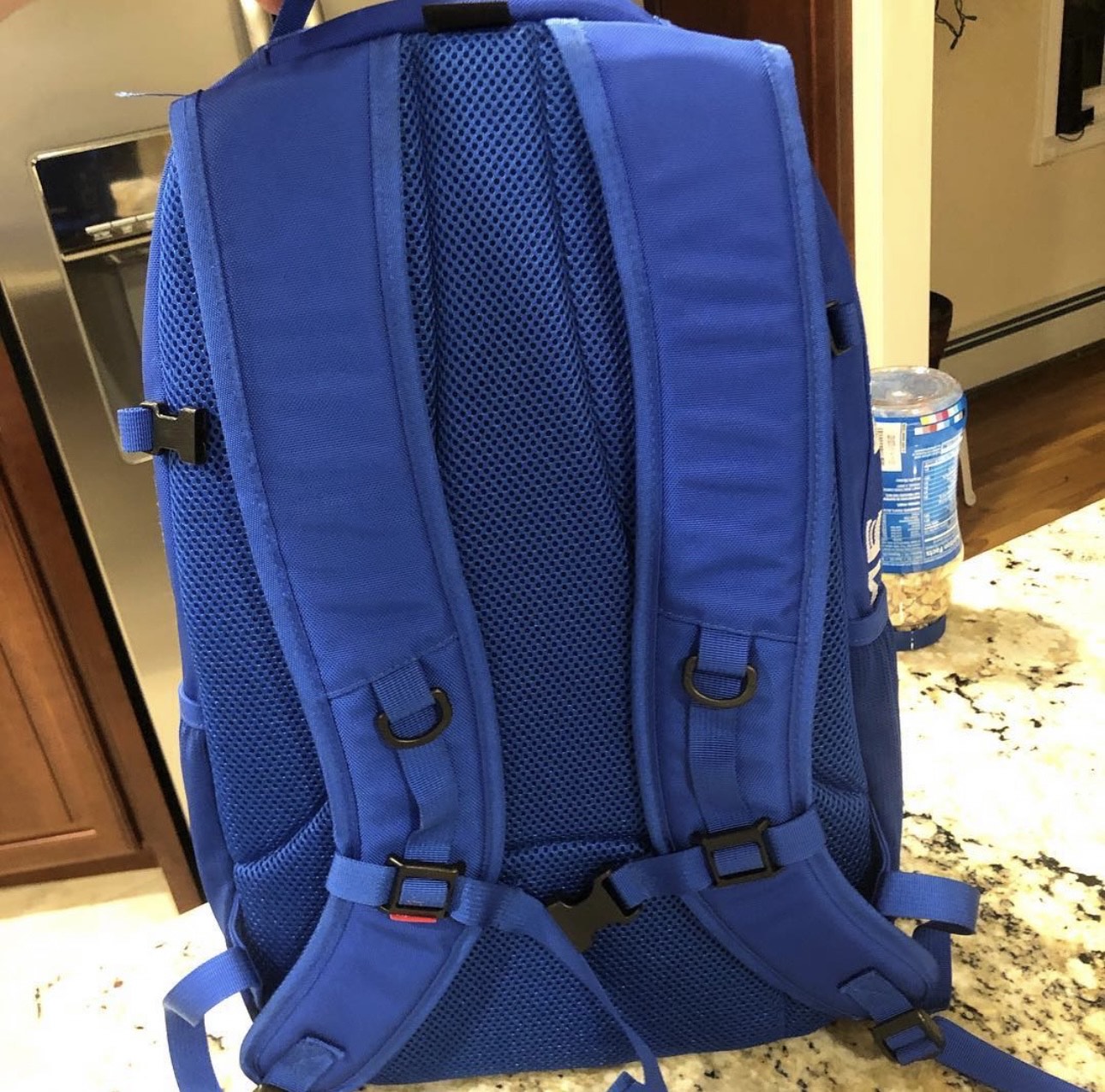 custom review-Supreme SS18 Нейлоновый рюкзак унисекс синий