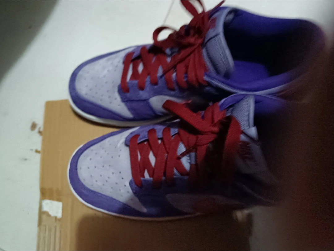 custom review-Nike Dunk Low Топ Скейтборд Кроссовки Унисекс Малиновый Фиолетовый Выпуск 2024