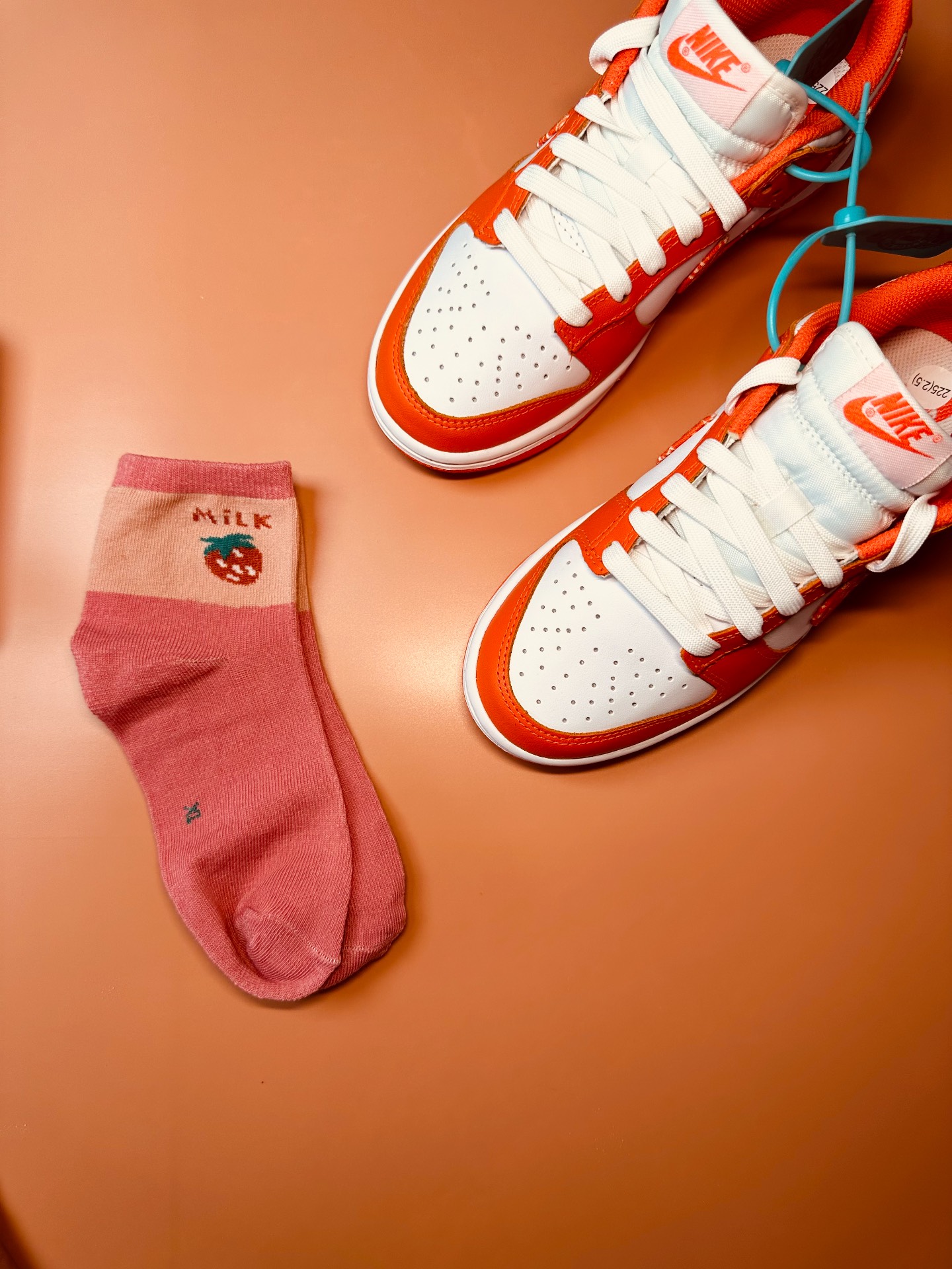 custom review-Nike Dunk ESS 'Апельсин Пейсли' Низкие Кроссовки для скейтбординга Женские Белые Апельсиновые