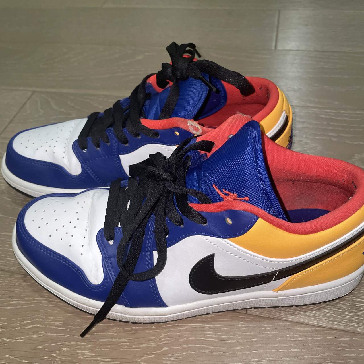 aj1湖人黄蓝款95新