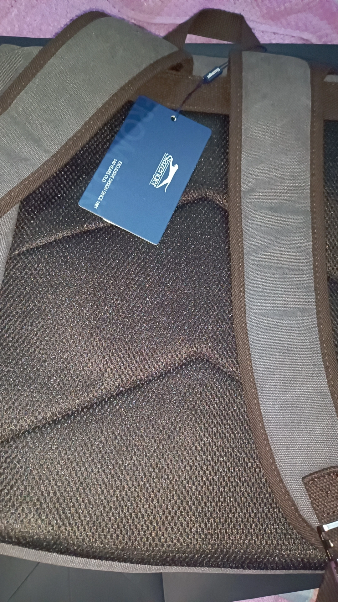 custom review-Slazenger Холст Рюкзак Мужской Холодный Серый