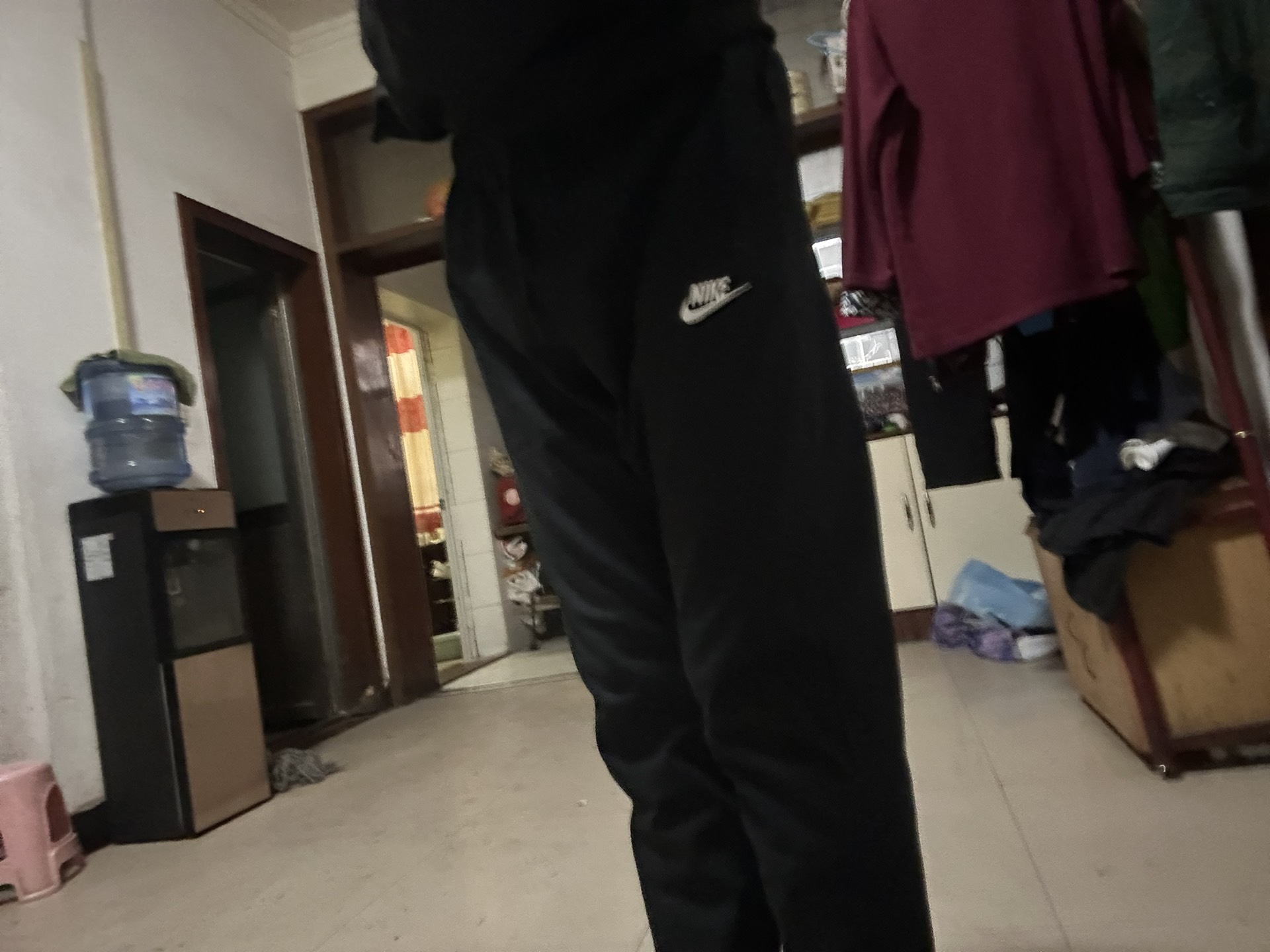 custom review-Nike Sportswear Вязаные тренировочные брюки мужские черные