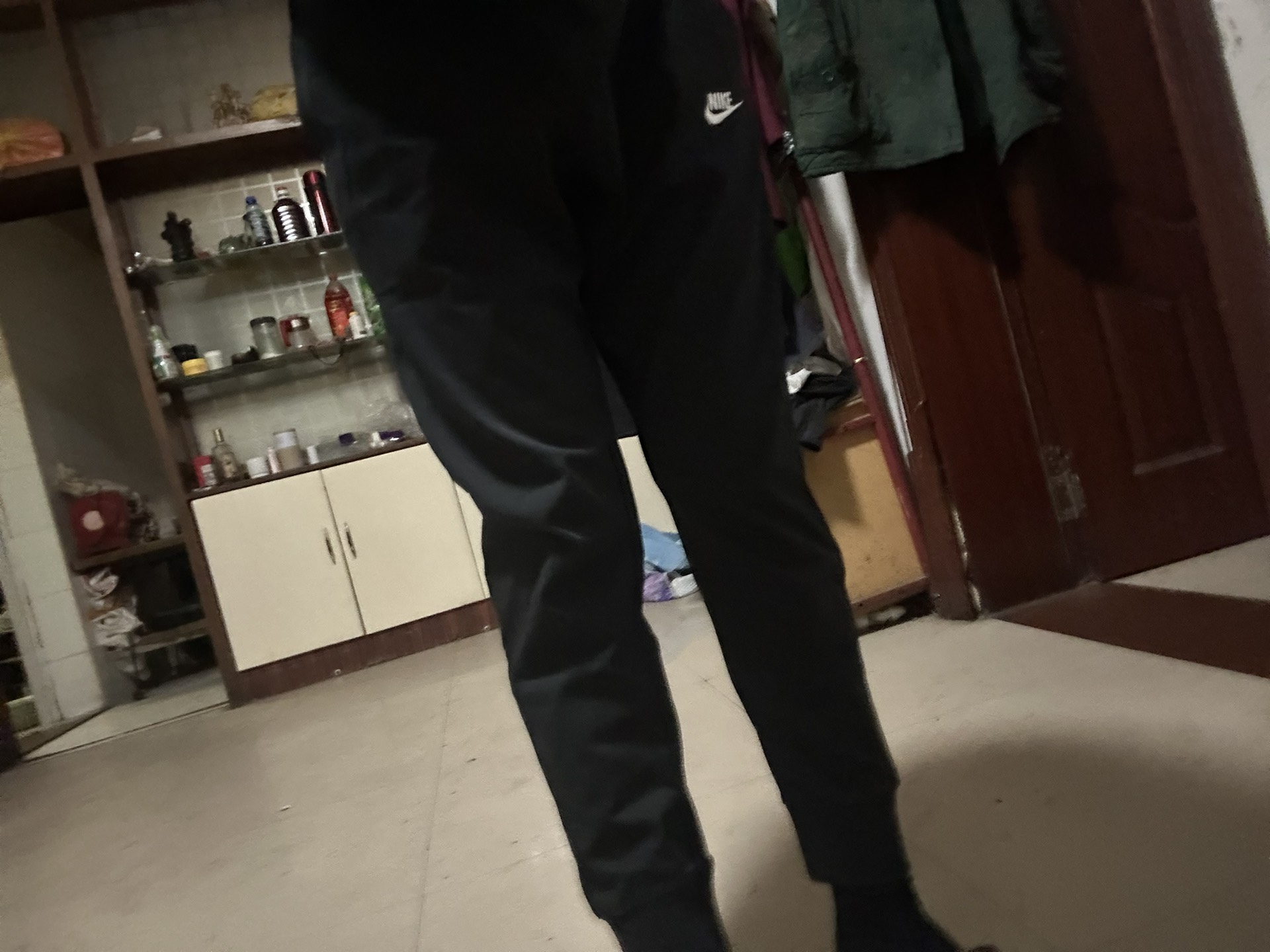 custom review-Nike Sportswear Вязаные тренировочные брюки мужские черные