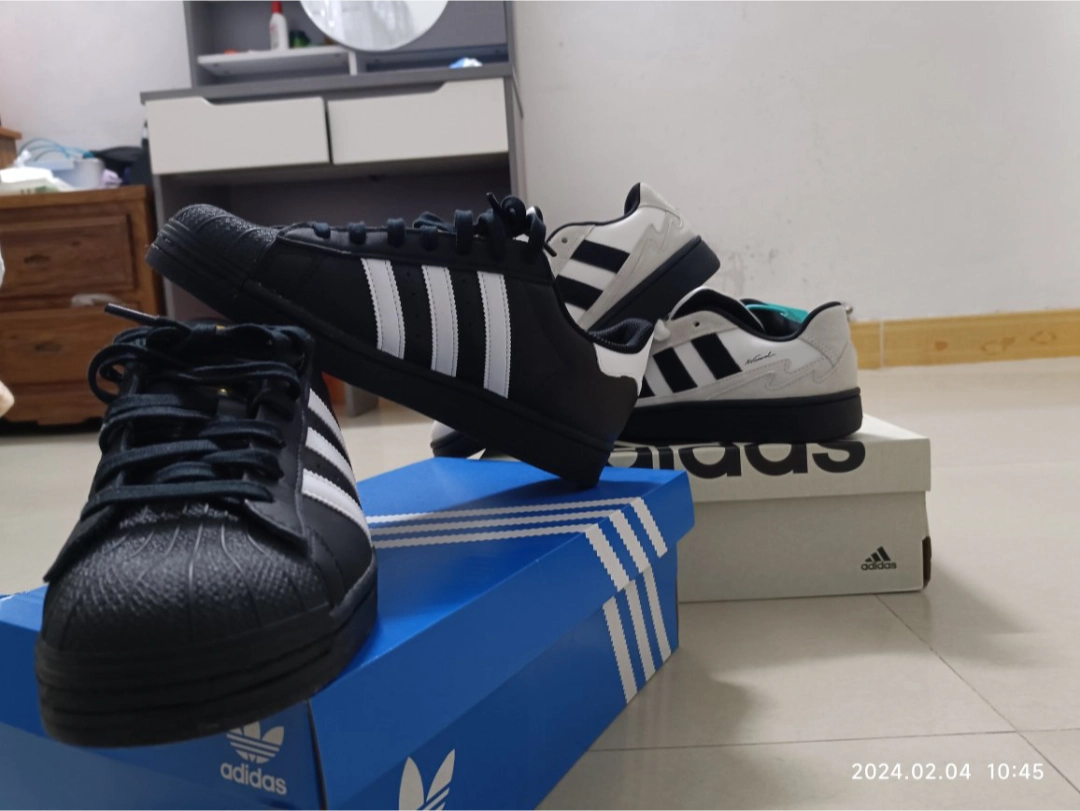 custom review-Adidas WCARD ADV Slip-resistant Скейтборд Кроссовки Унисекс Белый Серый Черный