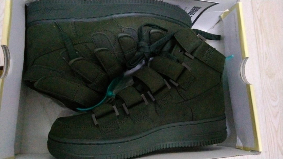 custom review-Billie Eilish x Nike Air FORCE 1 '07 SP 'Секвойя' Высокие Кроссовки для скейтбординга Унисекс Яшма