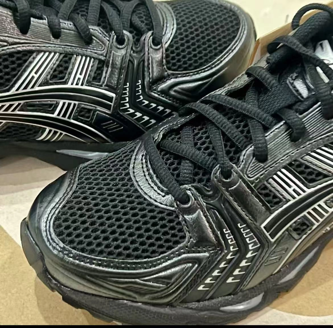 custom review-ASICS Gel Kayano 14 Black Pure Silver