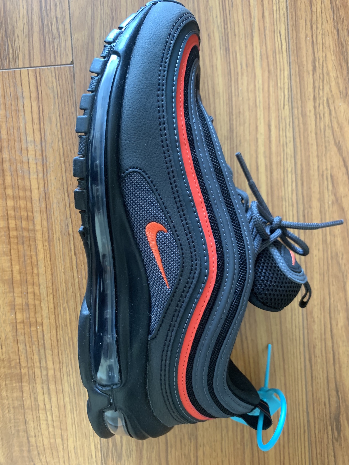 custom review-Nike Air Max 97 Low Топ Casual Унисекс Черный