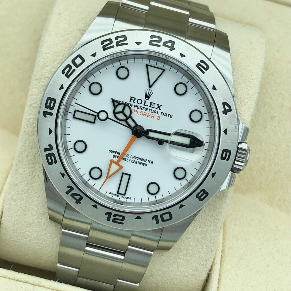 白色表盘 蚝式钢表壳 蚝式钢表带 m216570-0001 劳力士/rolex 探险家
