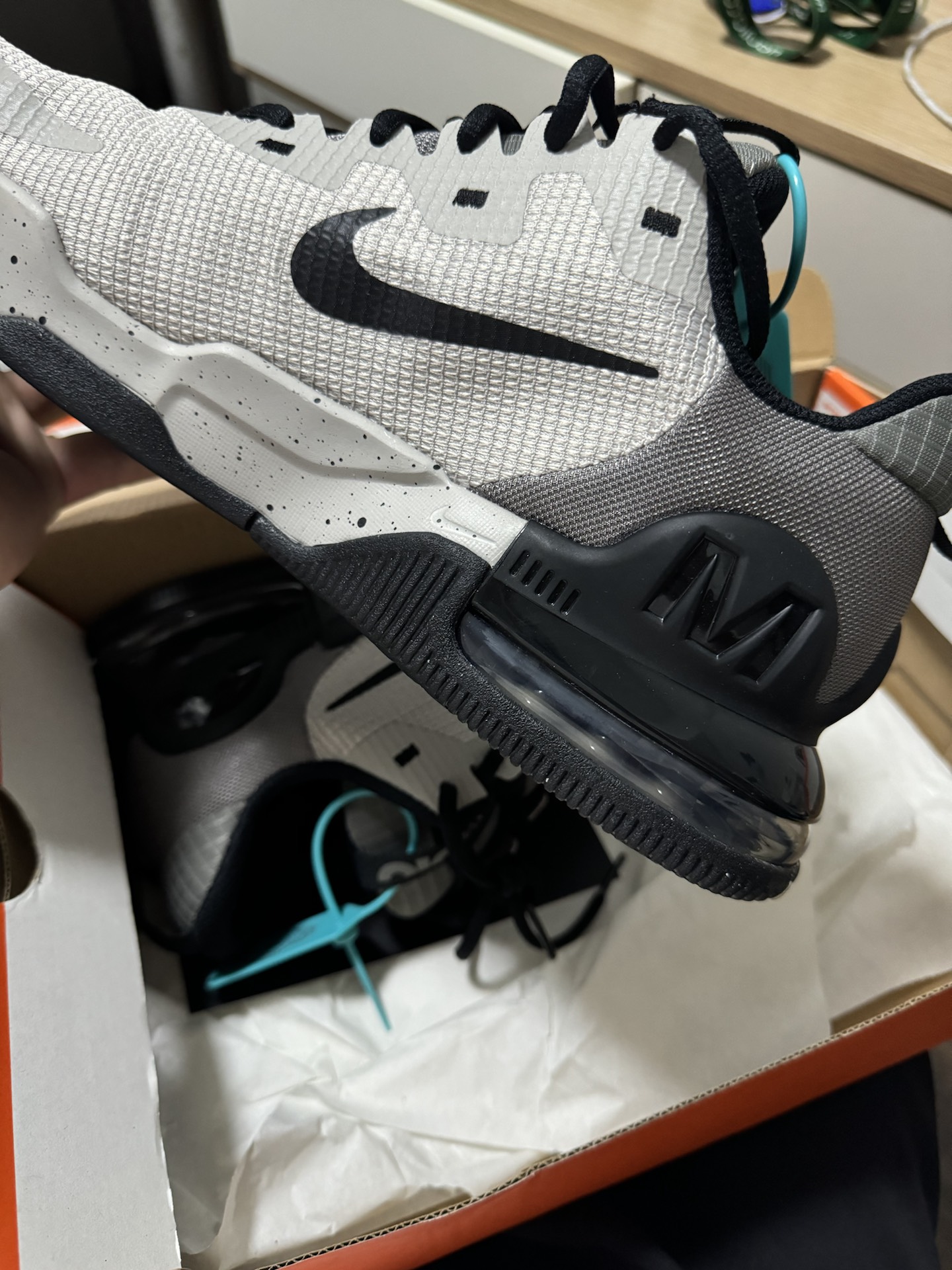 custom review-Nike Air Max ALPHA Low Топ Кроссовки для тренировок Мужские Серый Черный