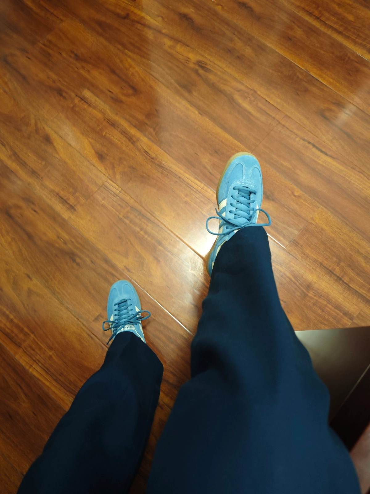 custom review-Adidas Handball Spezial Core Blue Cream White Gum
