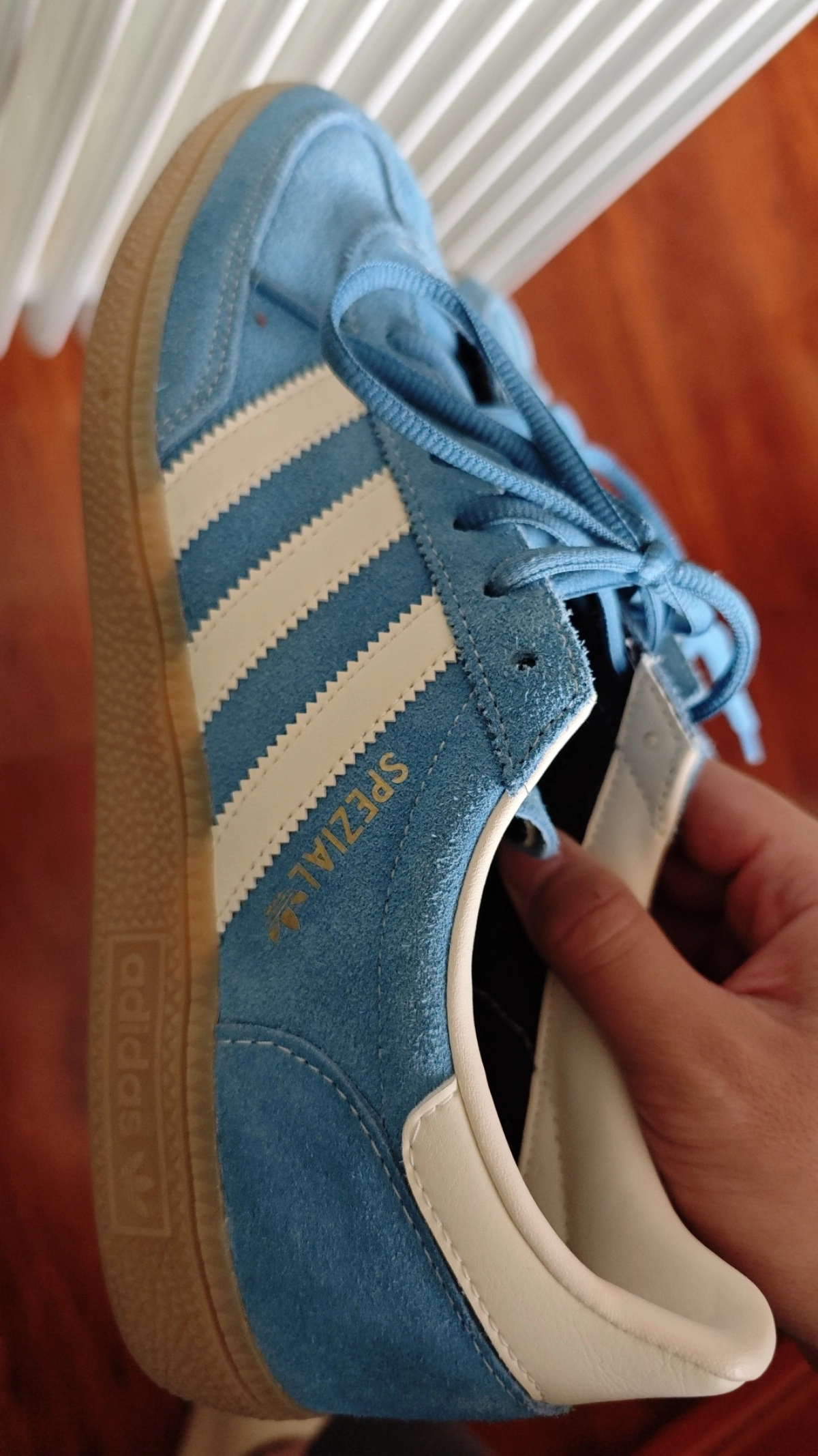 custom review-Adidas Handball Spezial Core Blue Cream White Gum