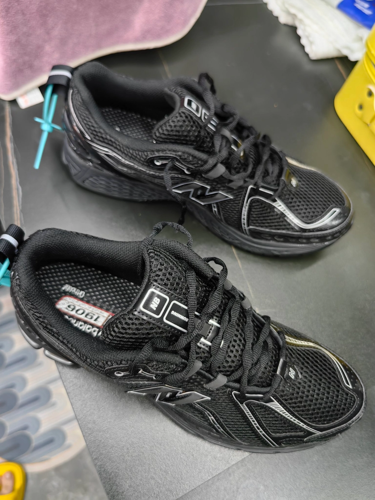 custom review-New Balance NB 1906R Амортизация Низкий Топ Повседневный Городской Коммутирование Беговые кроссовки Унисекс Черный