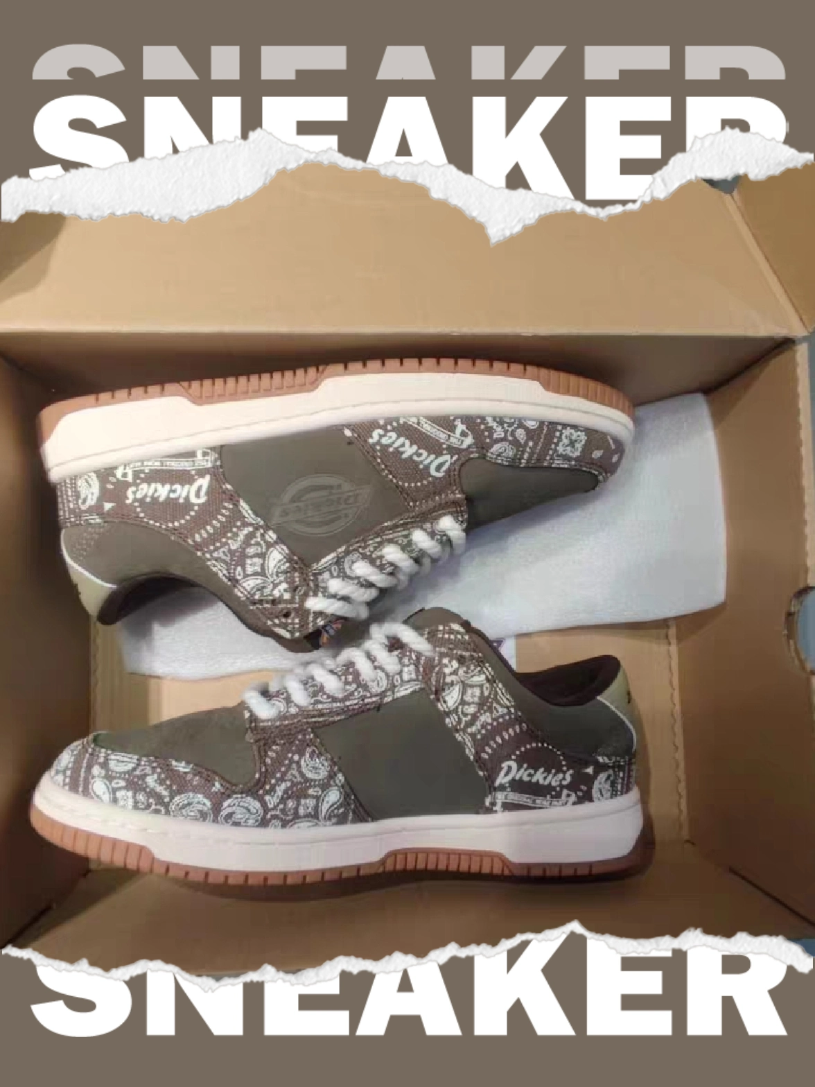 腰果花板鞋 #得物鞋盒展示大赛 #dickies迪克斯 #腰果花yyds