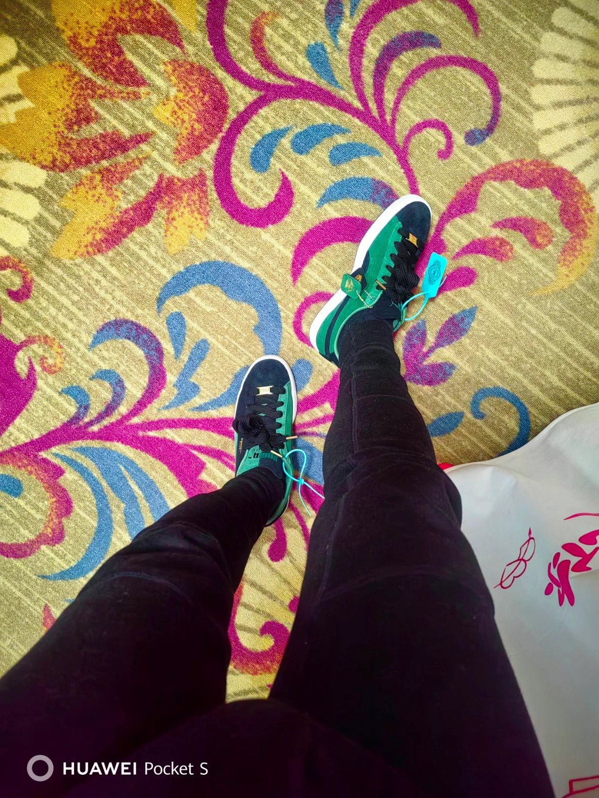 custom review-PUMA Suede ARCHIVE REMASTERED Устойчивые к истиранию Низкие Кроссовки для скейтбординга Унисекс Черный Зеленый