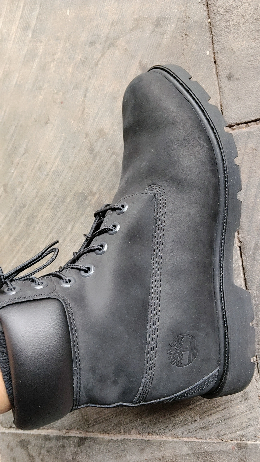 custom review-Timberland PREMIUM 6 Утепленный Короткий Мартин Ботин Мужской Черный