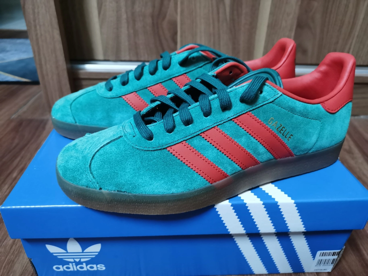 custom review-Adidas Originals Gazelle Износостойкий и Легкий Низкий Топ Кроссовки для скейтбординга Мужские Зеленые