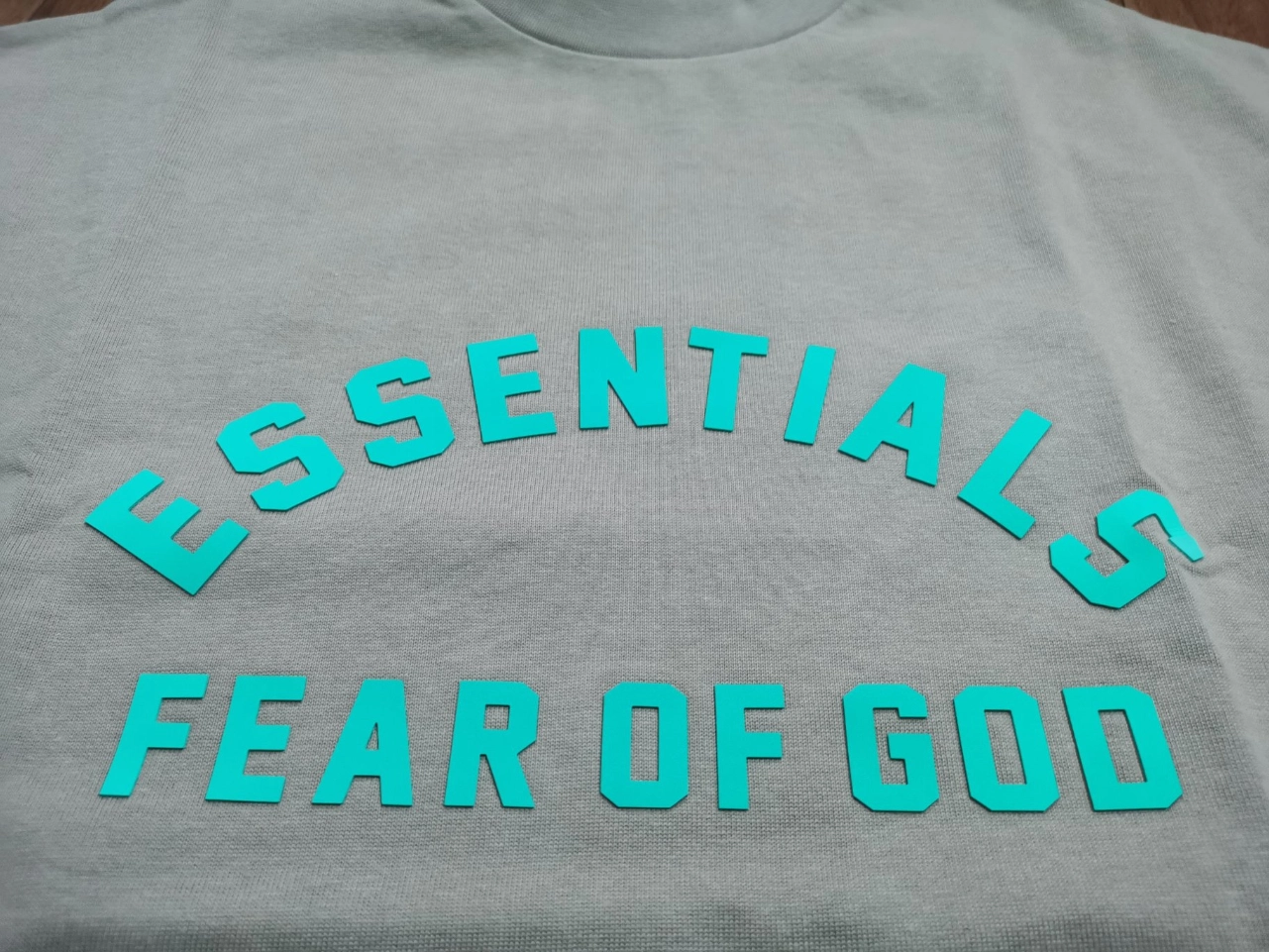 custom review-Fear of God Essentials SS24 Drop2 Crewneck T-Shirt T-Shirt Men's Grey