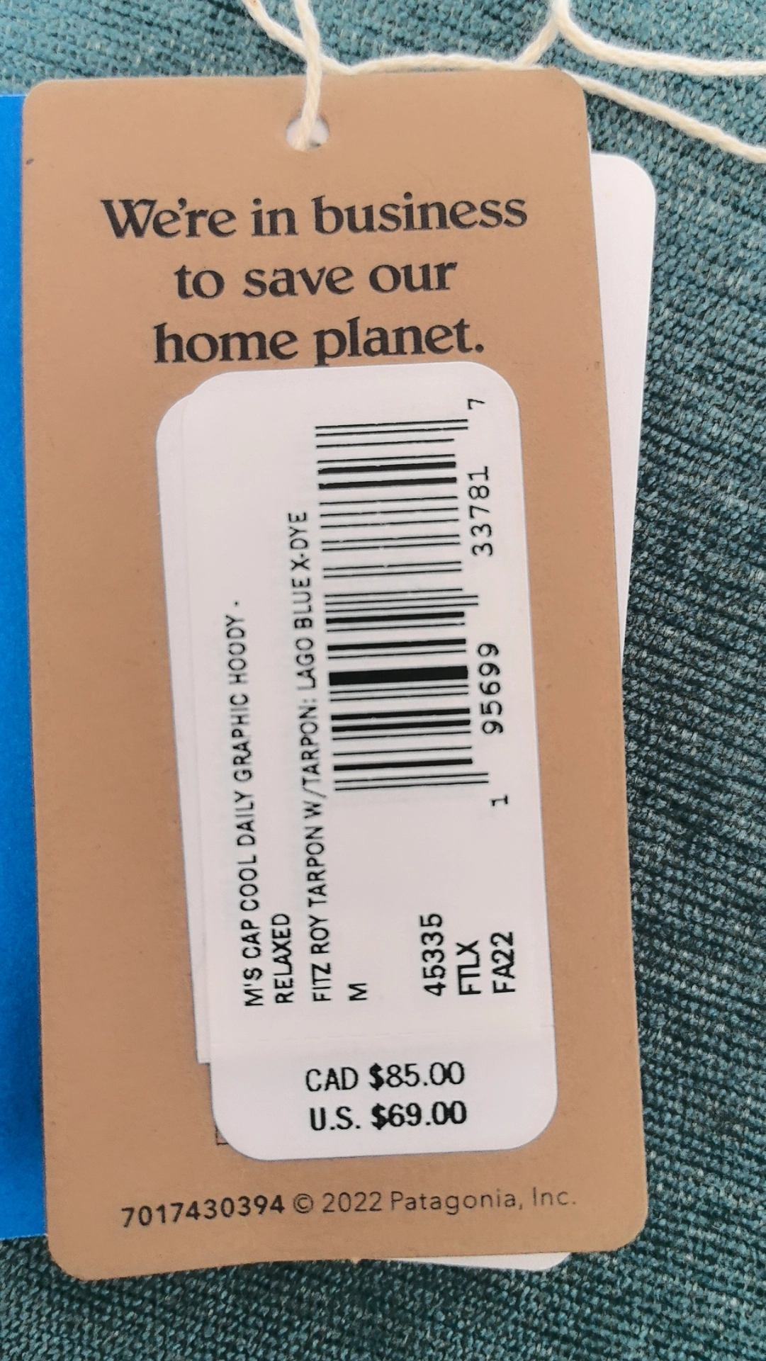 custom review-Patagonia Capilene Мужские Свитшоты