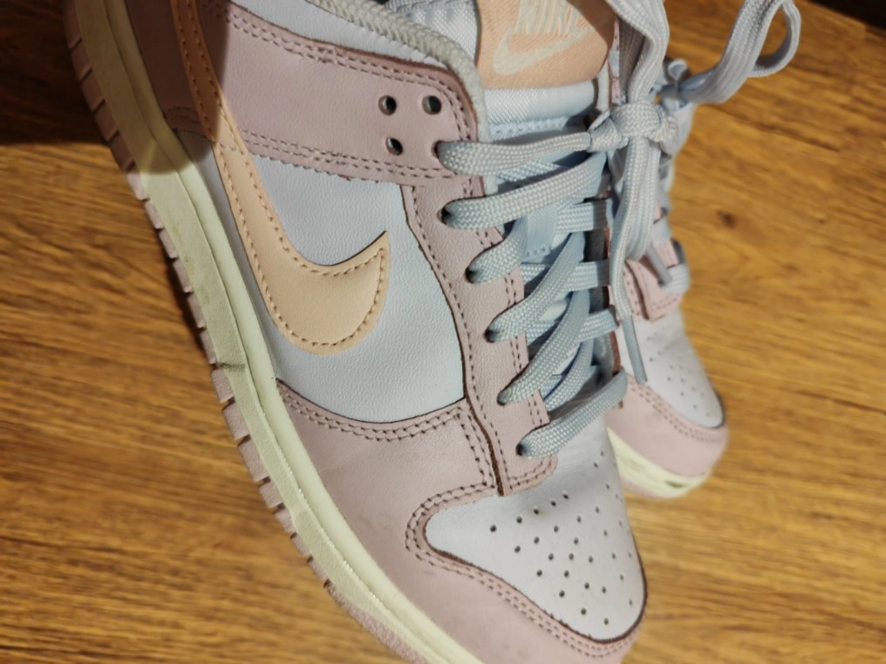 custom review-Nike Dunk 'ATMOSPHERE' Розовый Низкий Топ Скейтборд Кроссовки Женские Синий Фиолетовый Розовый