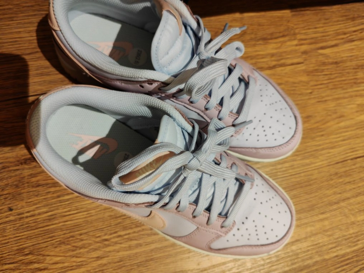 custom review-Nike Dunk 'ATMOSPHERE' Розовый Низкий Топ Скейтборд Кроссовки Женские Синий Фиолетовый Розовый