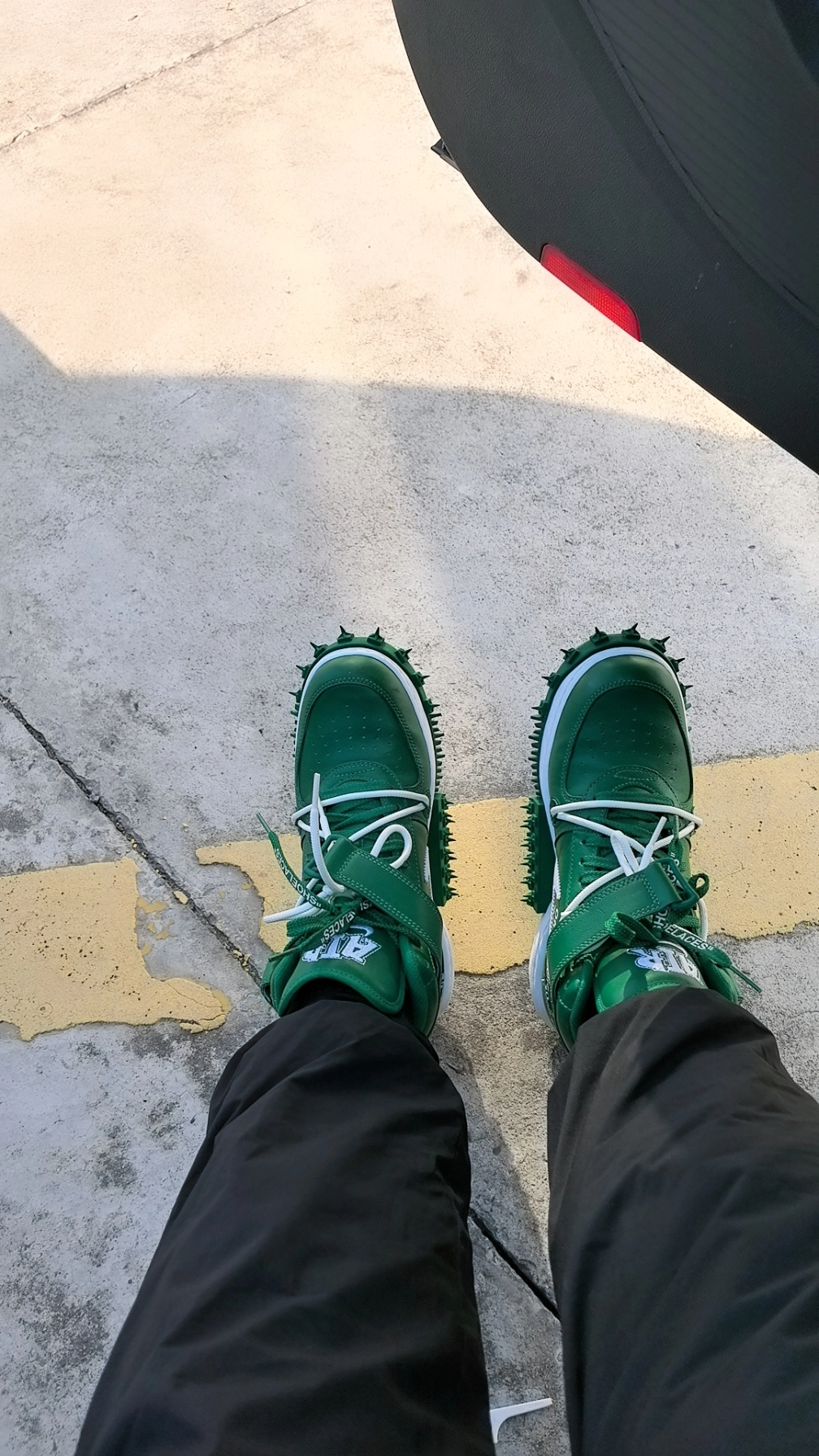 custom review-Off Белый x Nike Air FORCE 1 'Сосновый зеленый' MID Топ Модный Повседневная Скейтборд Обувь Унисекс Бирюзовый