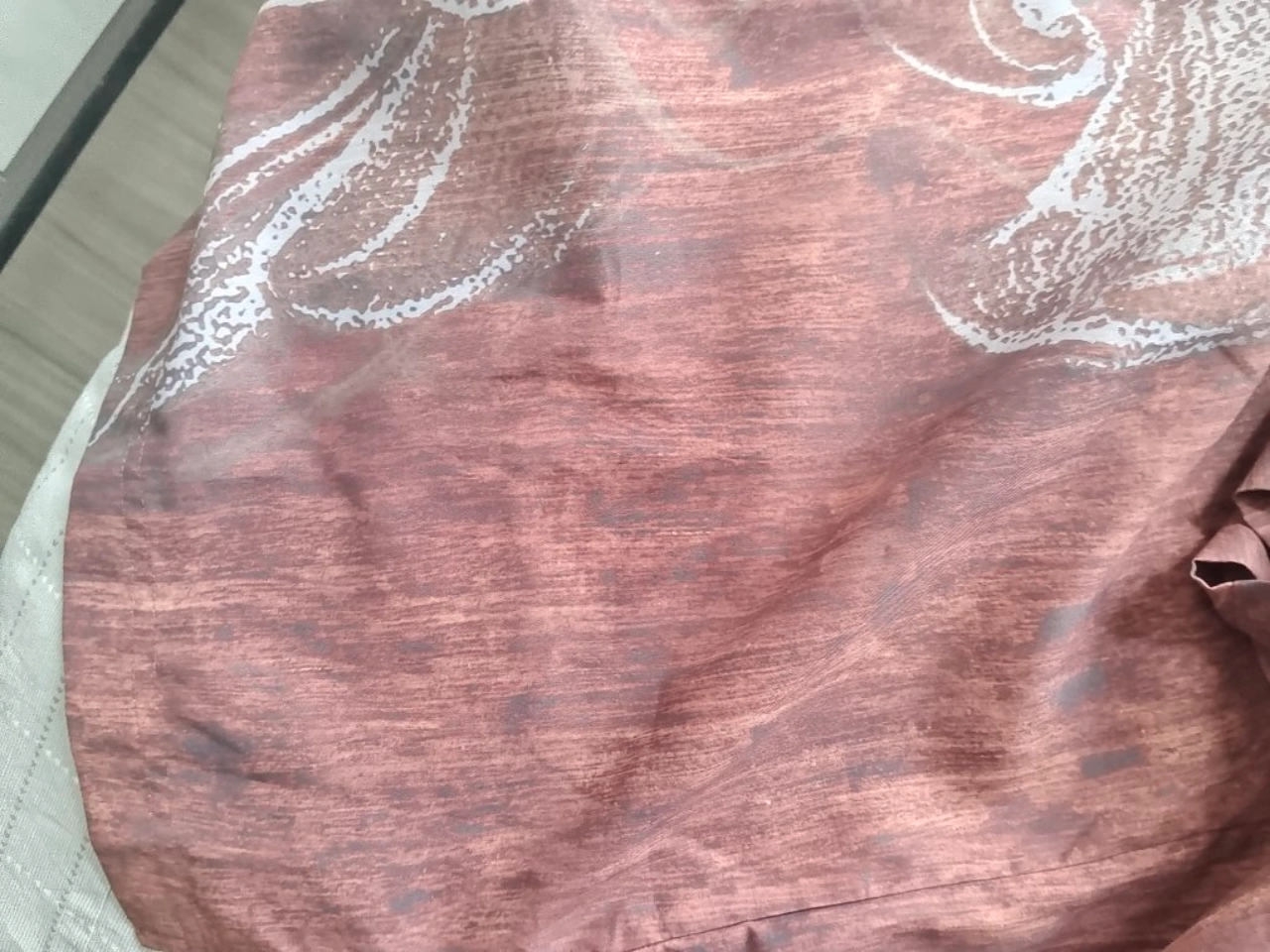 custom review-Li NING Disney Умбра Деревянное Зернистое Полный С принтом Мужская Рубашка