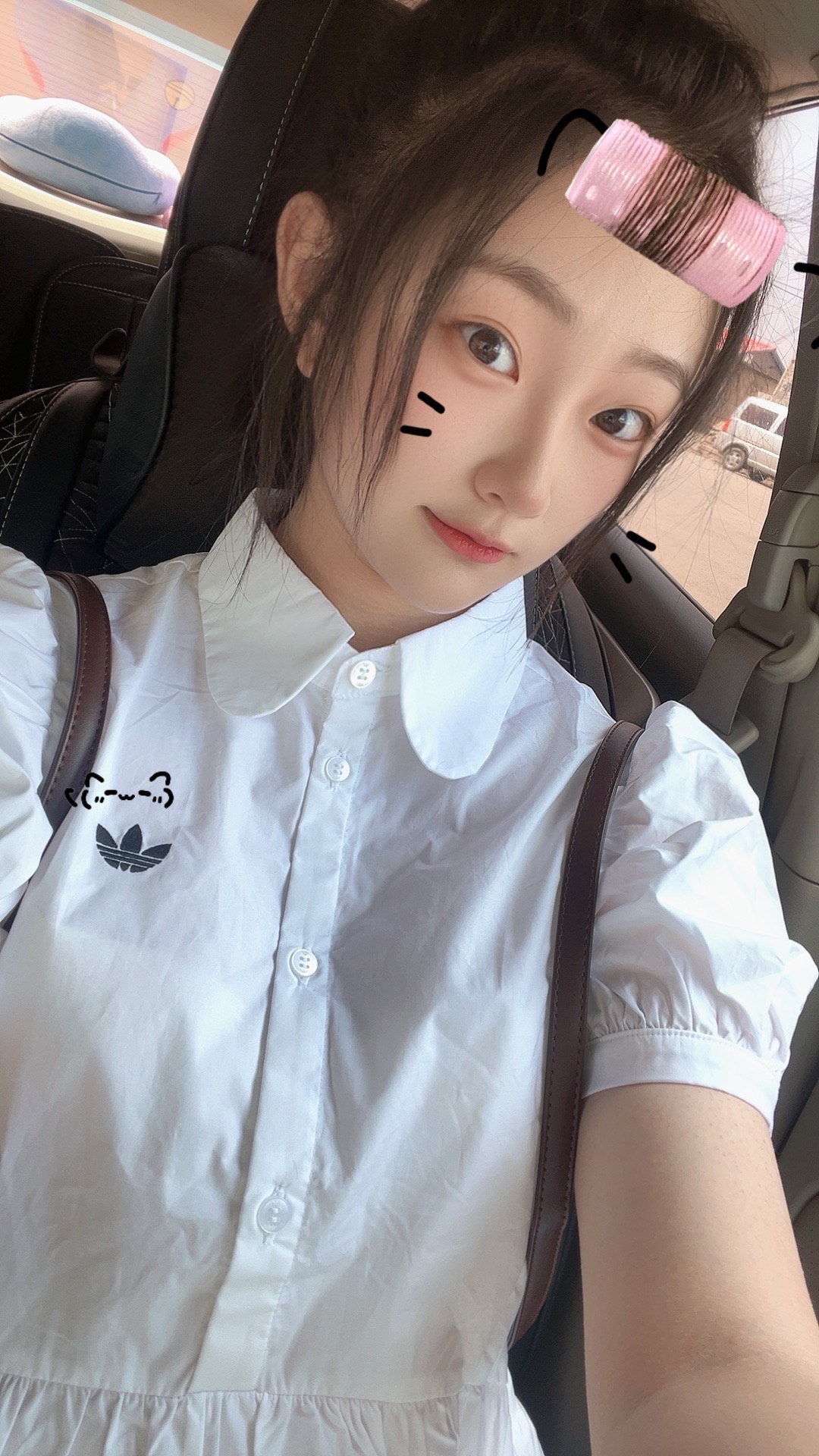 custom review-Adidas Originals Короткое платье с короткими рукавами для женщин белое