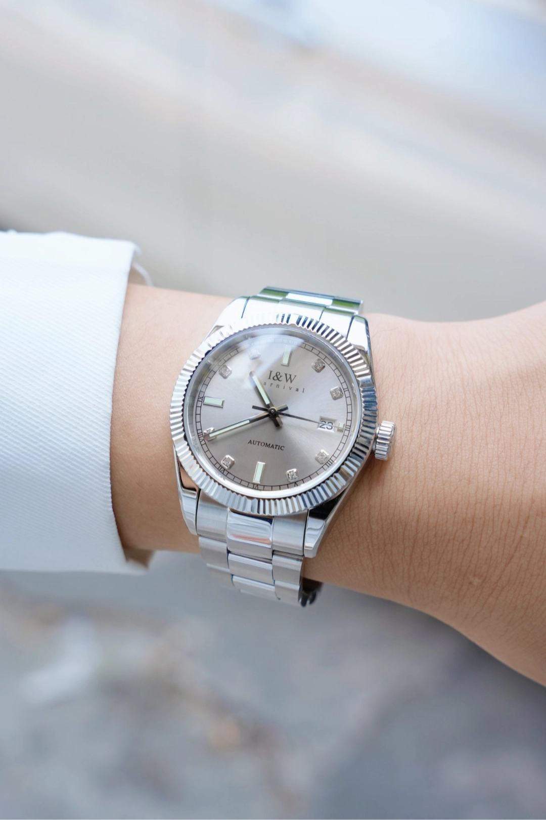 是男朋友舍不得买 我送他会很开心的iw爱沃驰机械手表!