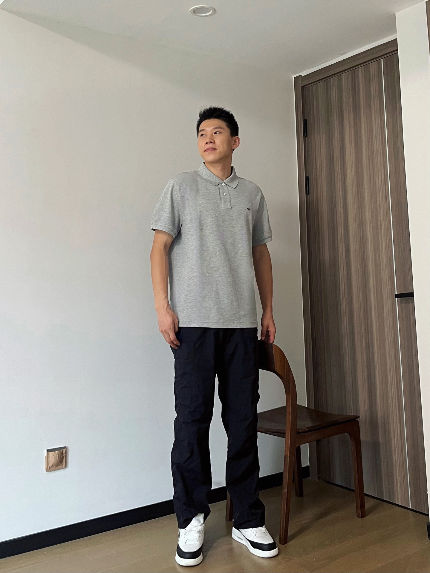 35岁男人🧍‍♂️成熟浅灰色系polo