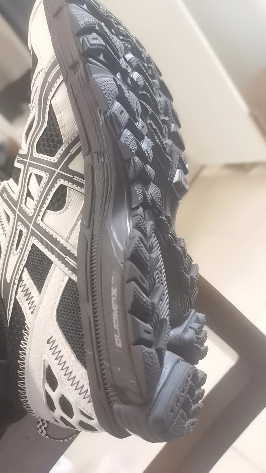 custom review-ASICS Гель Kahana 8 FL Беговые кроссовки Низкий Топ Черный Белый Мужской