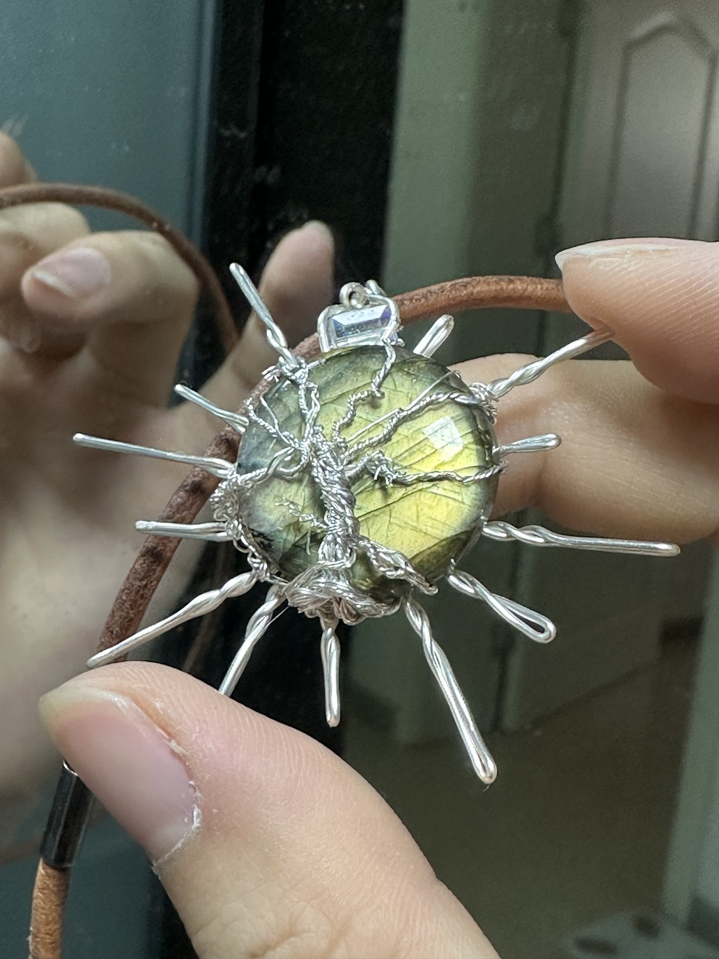 向阳而生🌞用魔法点亮宝石🪄纯手工diy复古吊坠