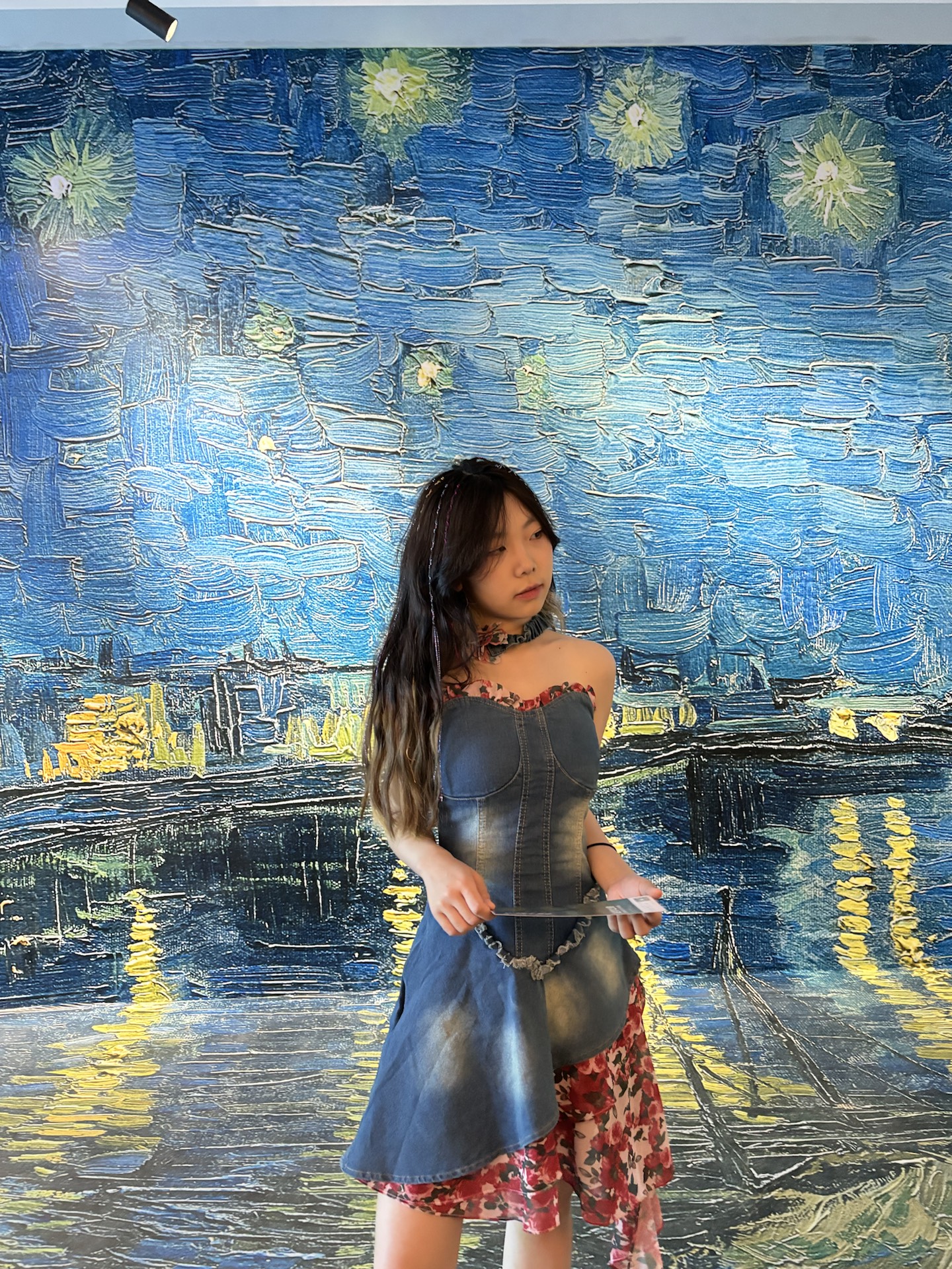 custom review-SUNSUNTOWN Джинсовые Женские Платья без рукавов