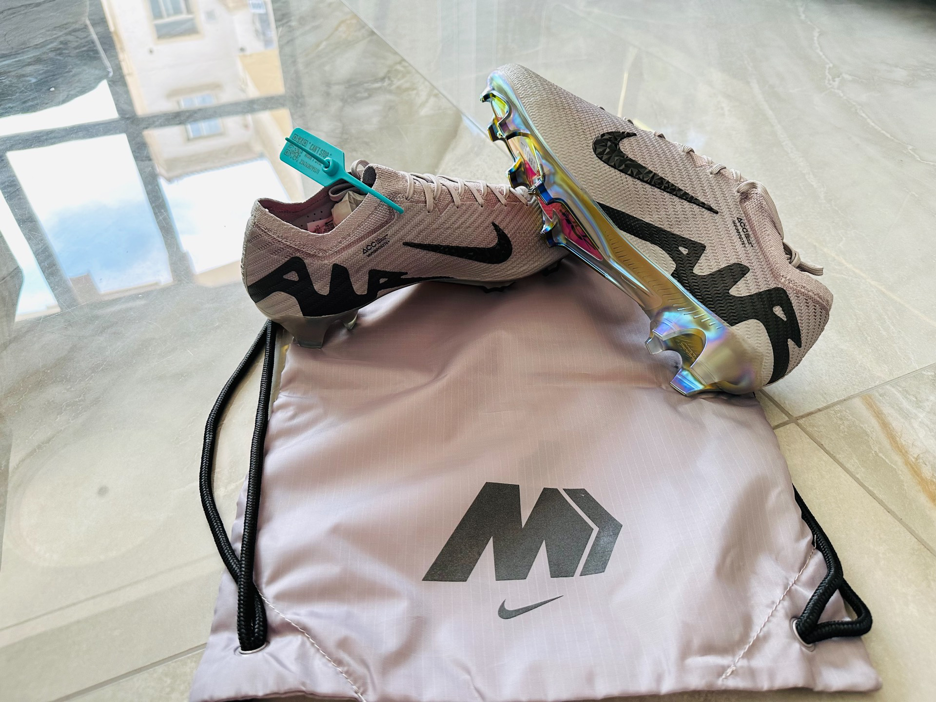 custom review-Nike Mercurial Vapor 15 FG Твердый Грунт Футбольные Бутсы Унисекс Серый Черный