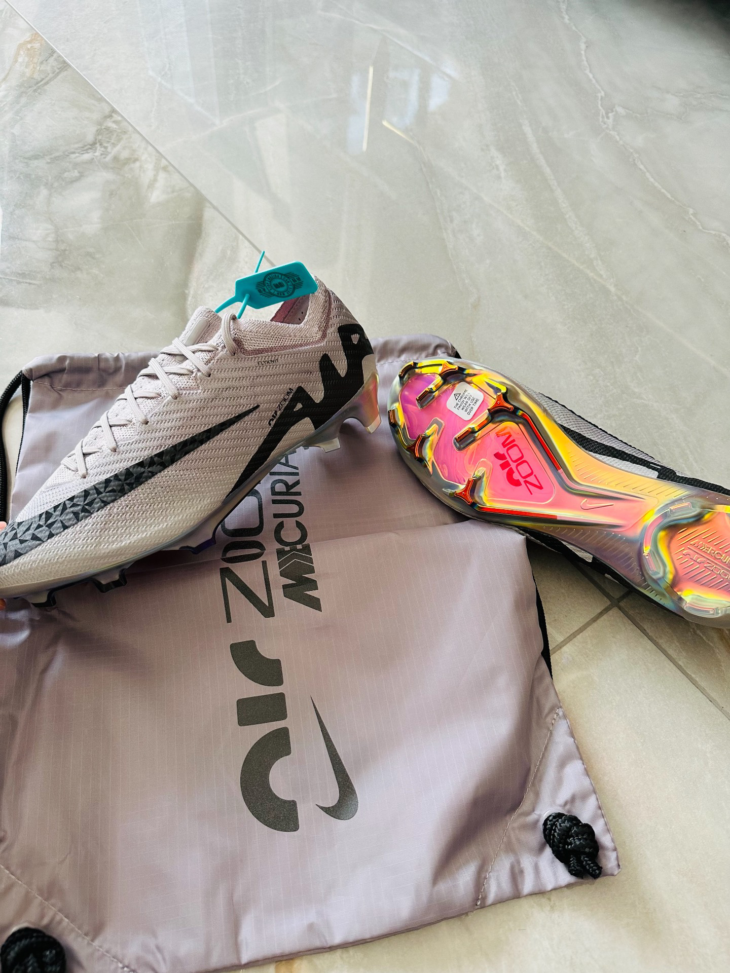 custom review-Nike Mercurial Vapor 15 FG Твердый Грунт Футбольные Бутсы Унисекс Серый Черный