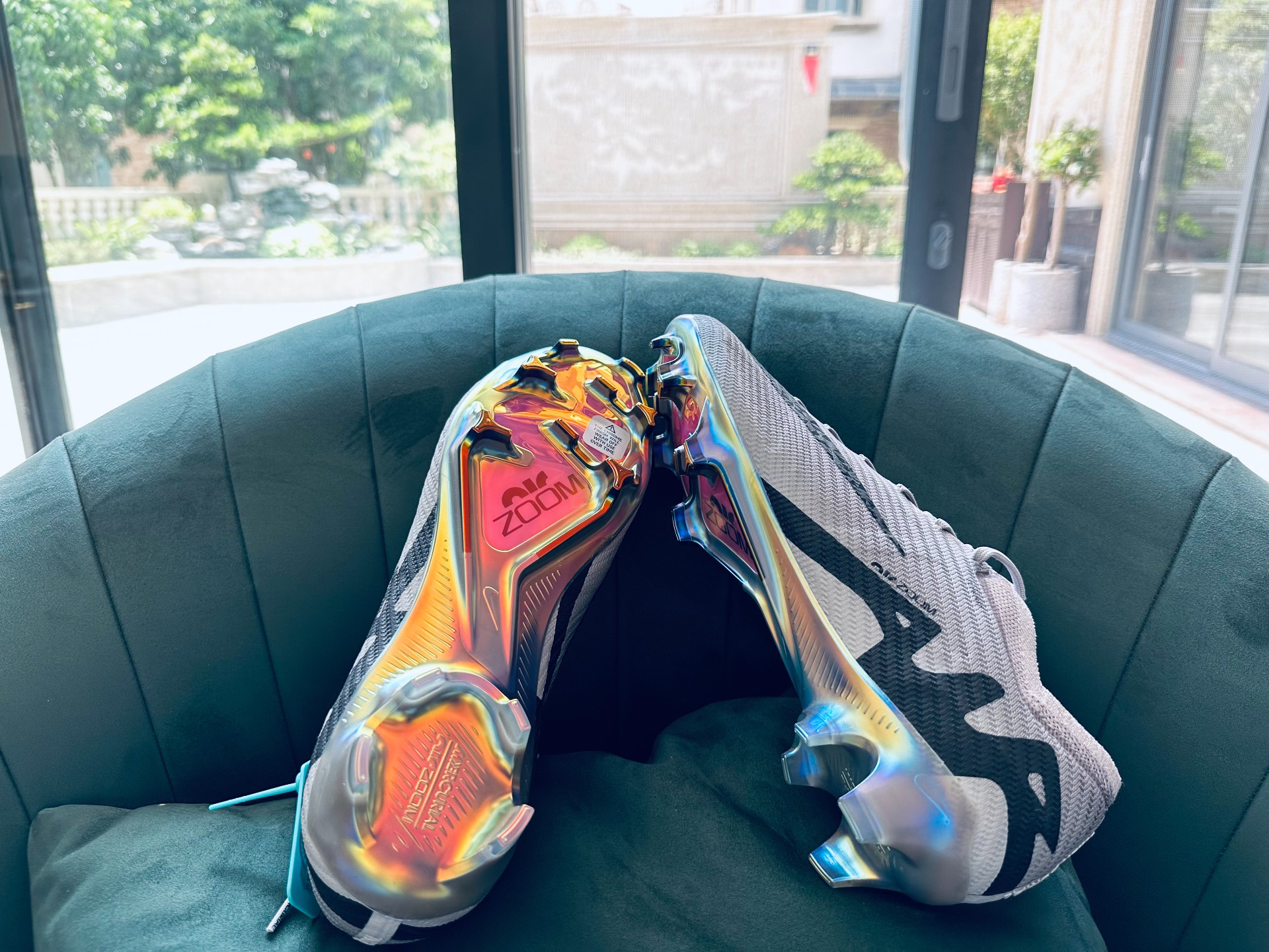 custom review-Nike Mercurial Vapor 15 FG Твердый Грунт Футбольные Бутсы Унисекс Серый Черный